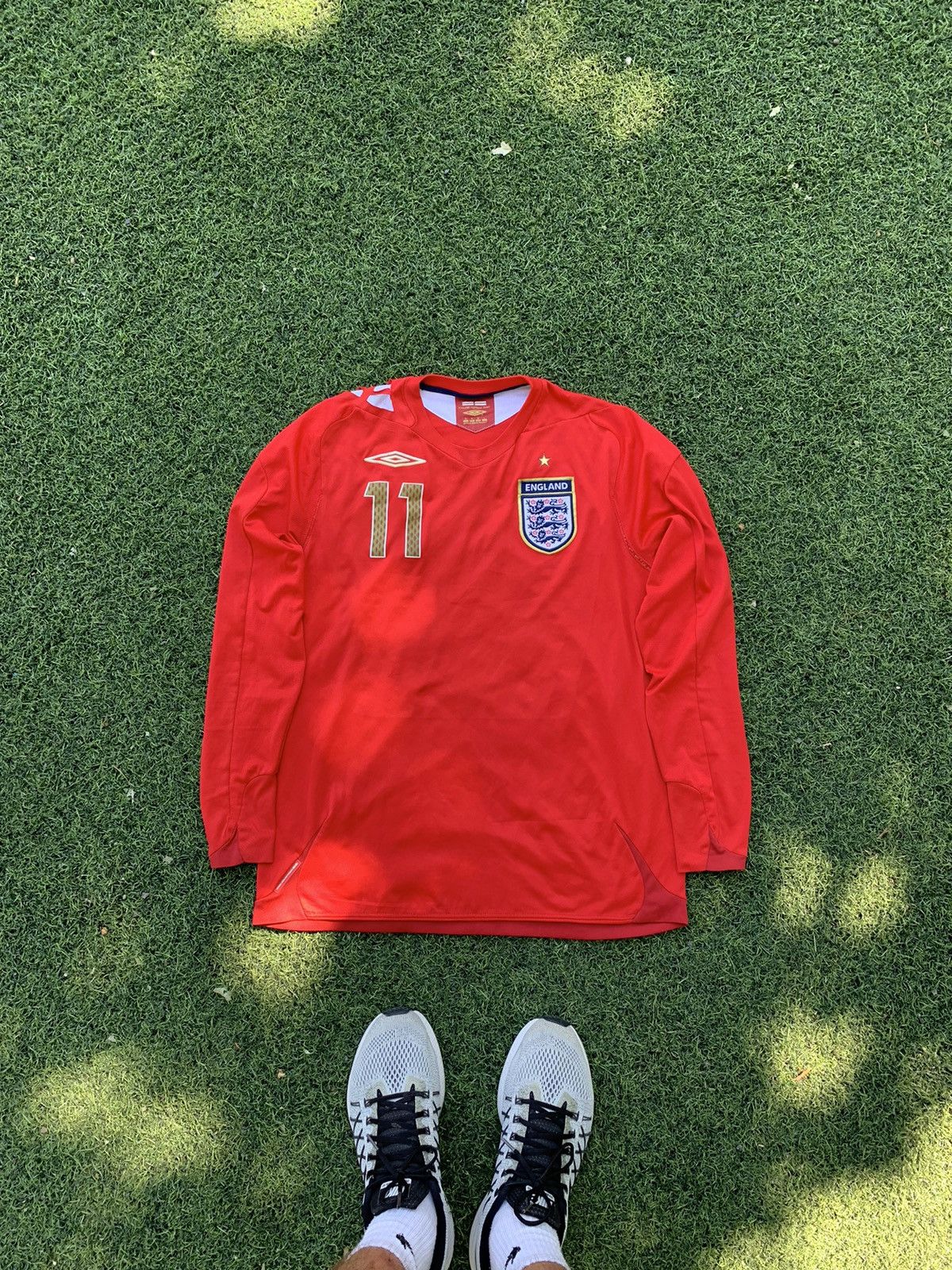 Umbro × Vintage Vintage Soccer Jersey Umbro England Joe Cole 11 Long sleeve Size US M / EU 48-50 / 2 - 1 Thumbnail