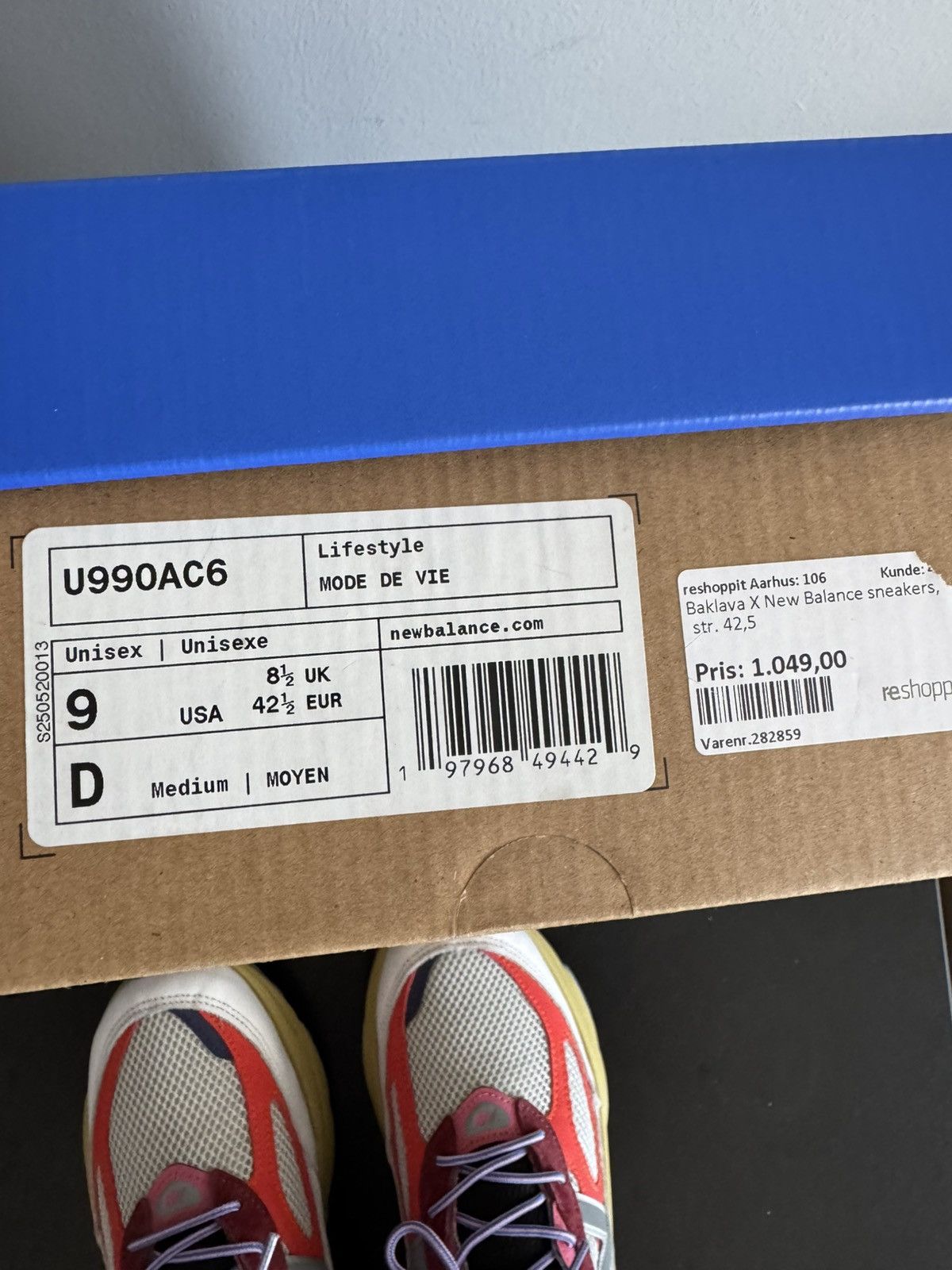 Action Bronson × New Balance New Balance Action Bronson 990v6 Untitled Baklava U990AC 990 Size US 9 / EU 42 - 8 Thumbnail