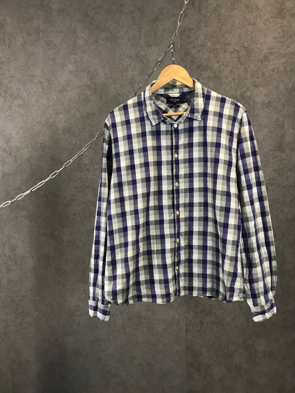 Designer Paul Smith flannel designer shirt Size US L / EU 52-54 / 3 - 1 Thumbnail