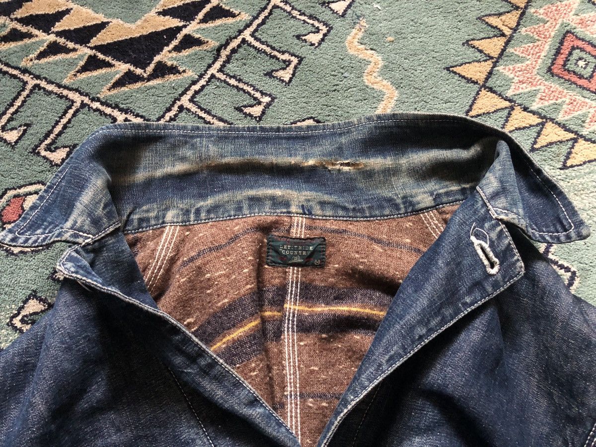 Japanese Brand Vintage Let It Ride ELT Japan Thrashed Chore Cowboy Jacket Size US M / EU 48-50 / 2 - 13 Thumbnail