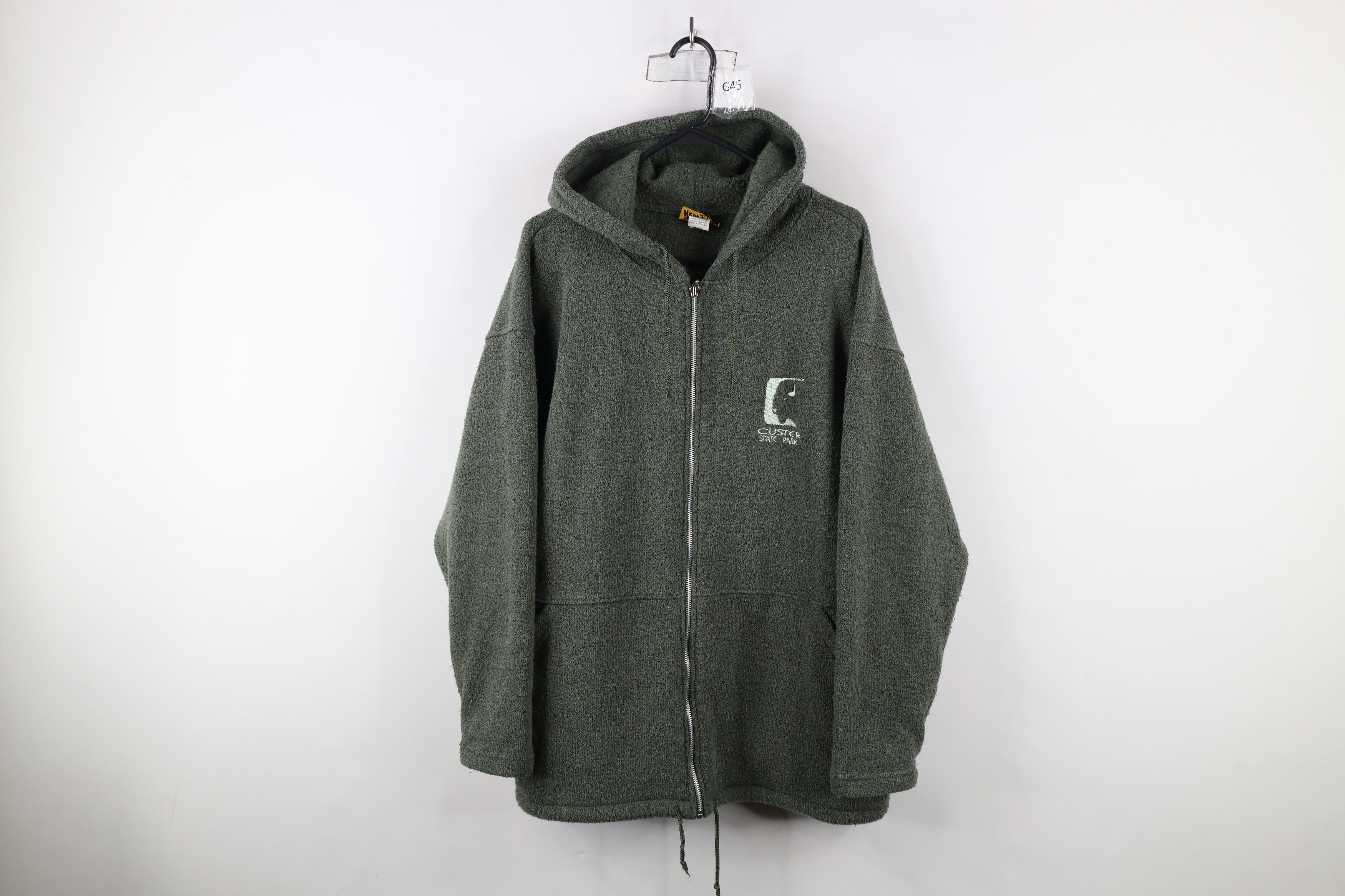 Vintage Vintage 90s Streetwear Custer State Park Full Zip Hoodie USA Size US L / EU 52-54 / 3 - 1 Thumbnail