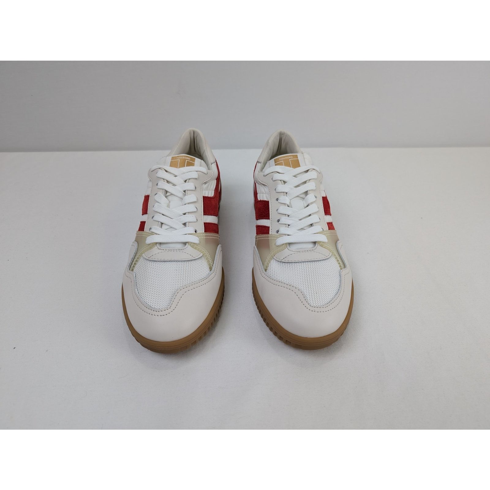 Tom Ford o1rshd1 Low Top Sneakers in off-white/Dark Red 7 Size US 7 / EU 40 - 9 Thumbnail