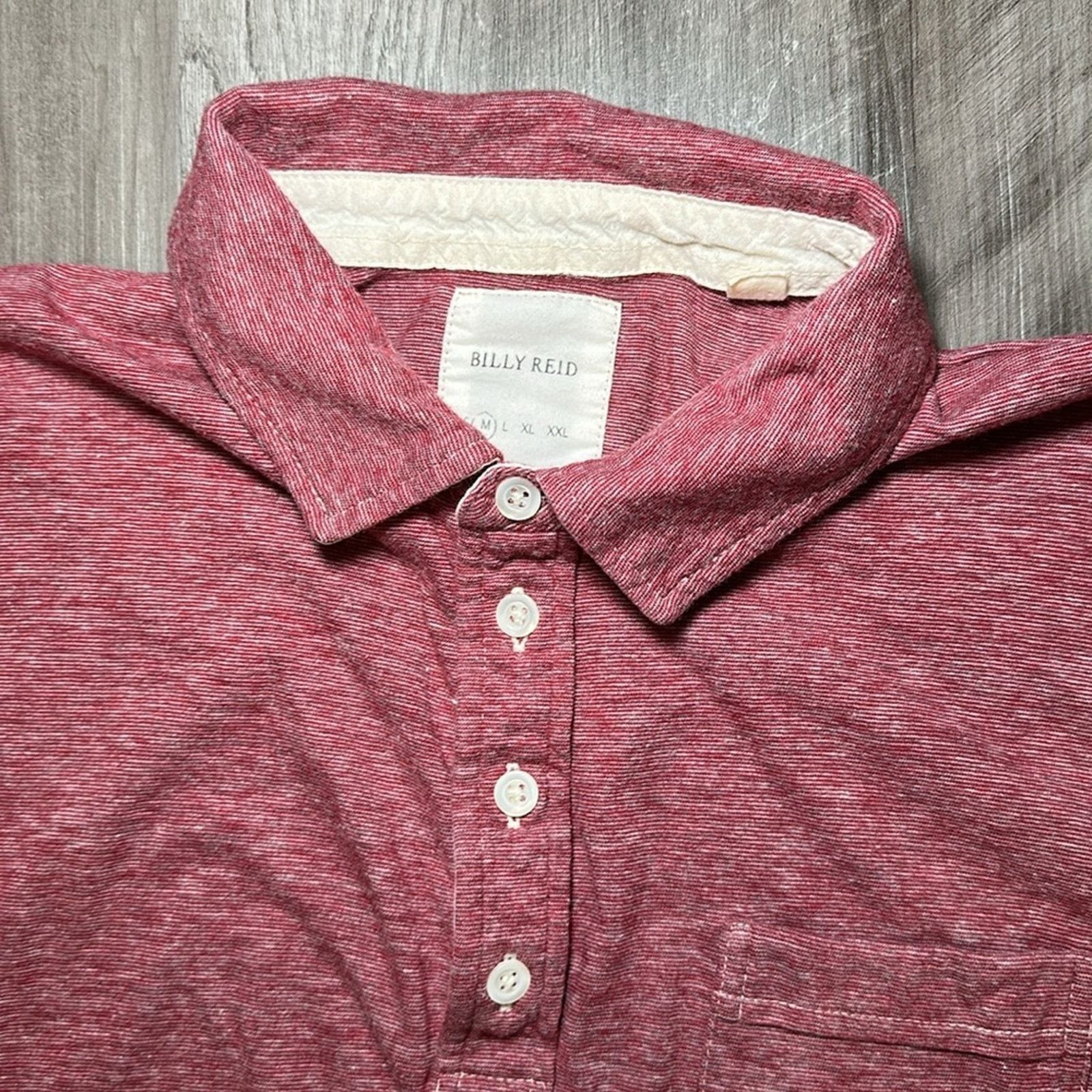Billy Reid Billy Reid Pensacola Polo - Medium Size US M / EU 48-50 / 2 - 5 Thumbnail
