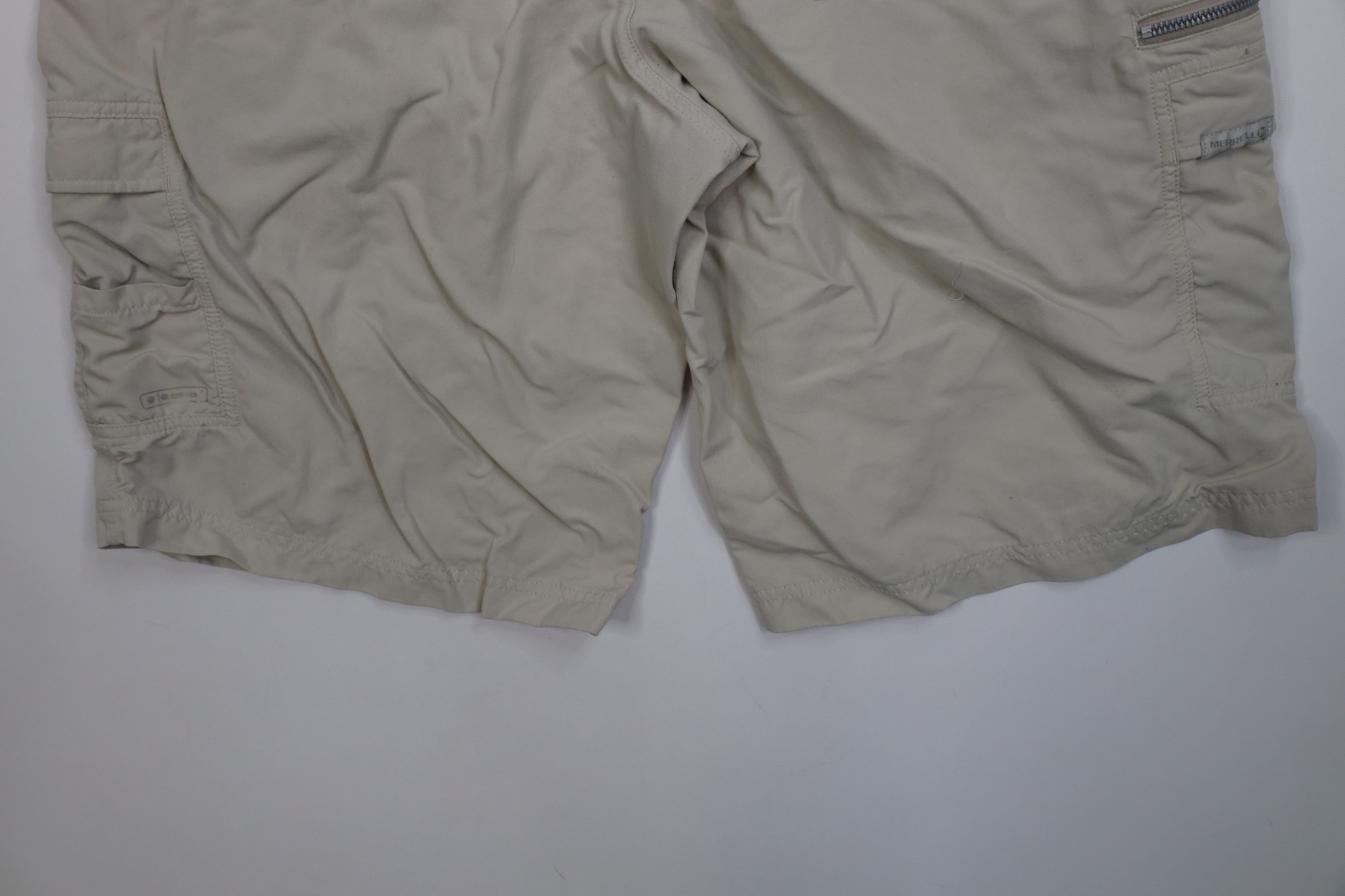 Merrell Vintage Y2K Merrell Hiking Trekking Cargo Shorts Stone Size US 38 / EU 54 - 12 Thumbnail