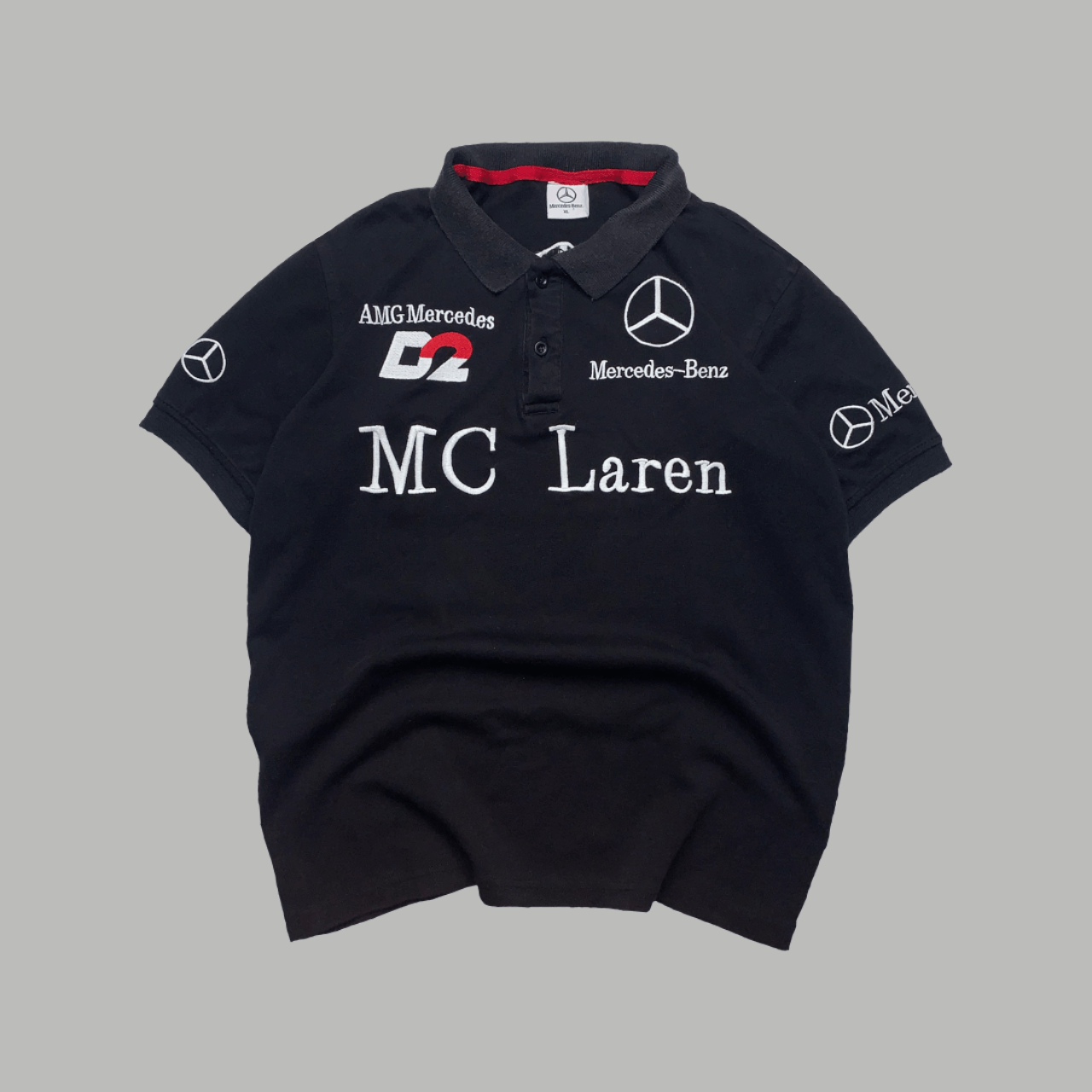 Mercedes-Benz × Vintage Vintage Mercedes Benz McLaren Racing Polo Shirt Y2K Size US M / EU 48-50 / 2 - 1 Thumbnail