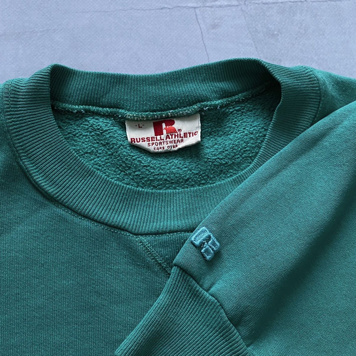Russell Athletic × Vintage Rare 70s Russell Athletic Sweatshirt Faded Made In USA Size US L / EU 52-54 / 3 - 2 Thumbnail