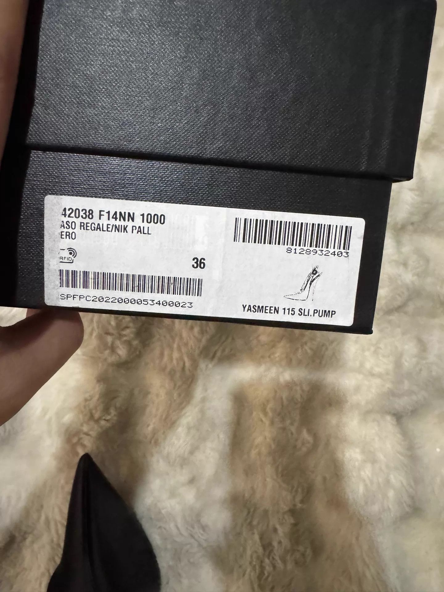 Saint Laurent Paris SAINT LAURENT Black Crystal Satin Heels New Size US 5.5 / IT 35.5 - 9 Thumbnail