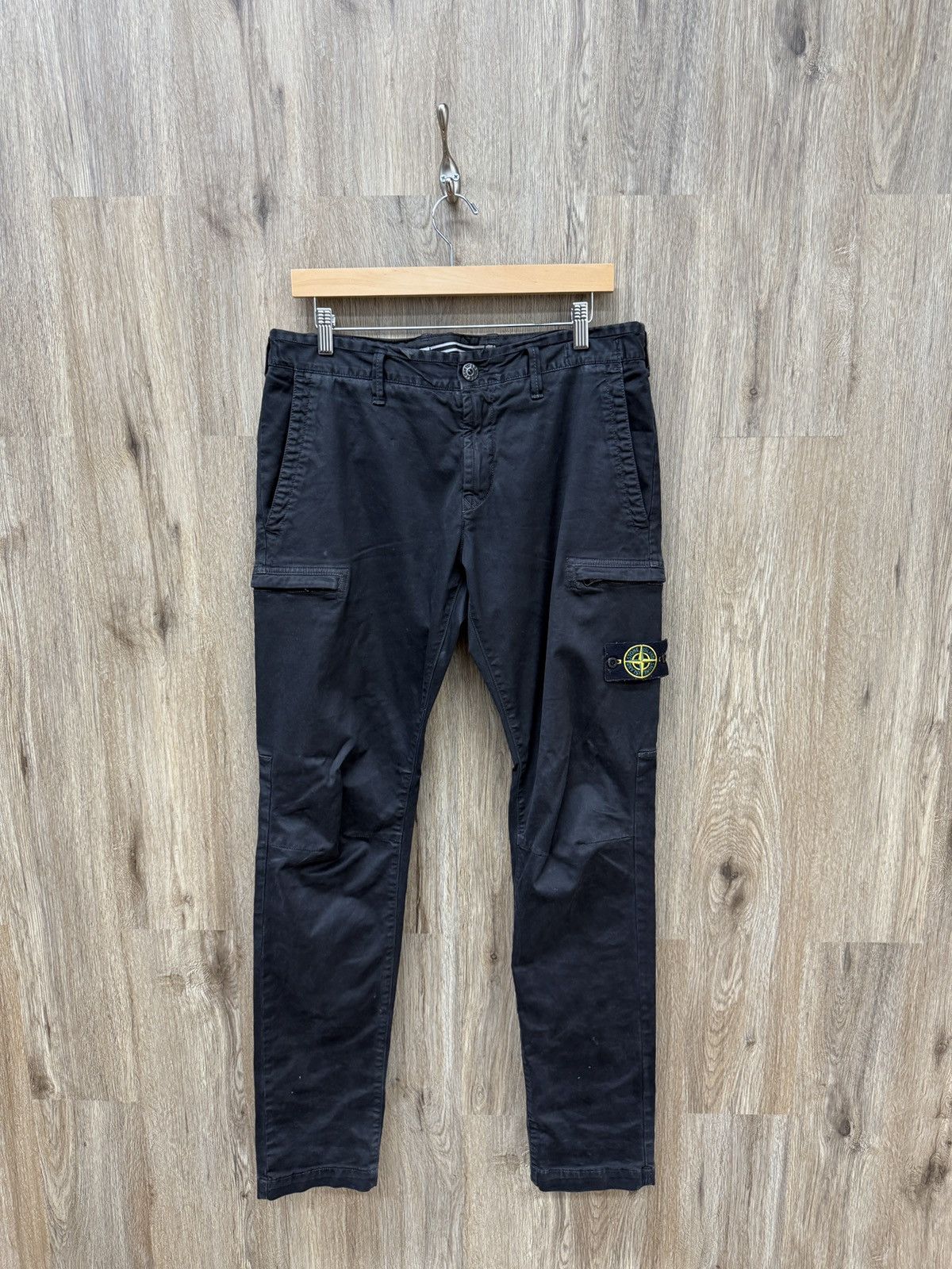 Stone Island Stone Island Black Cargo Jeans Size US 34 / EU 50 - 1 Thumbnail