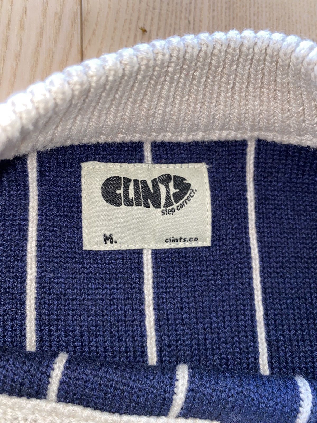 Clints Clints Inc Knit Sweater Graphic Streetwear Size M Size US M / EU 48-50 / 2 - 3 Thumbnail