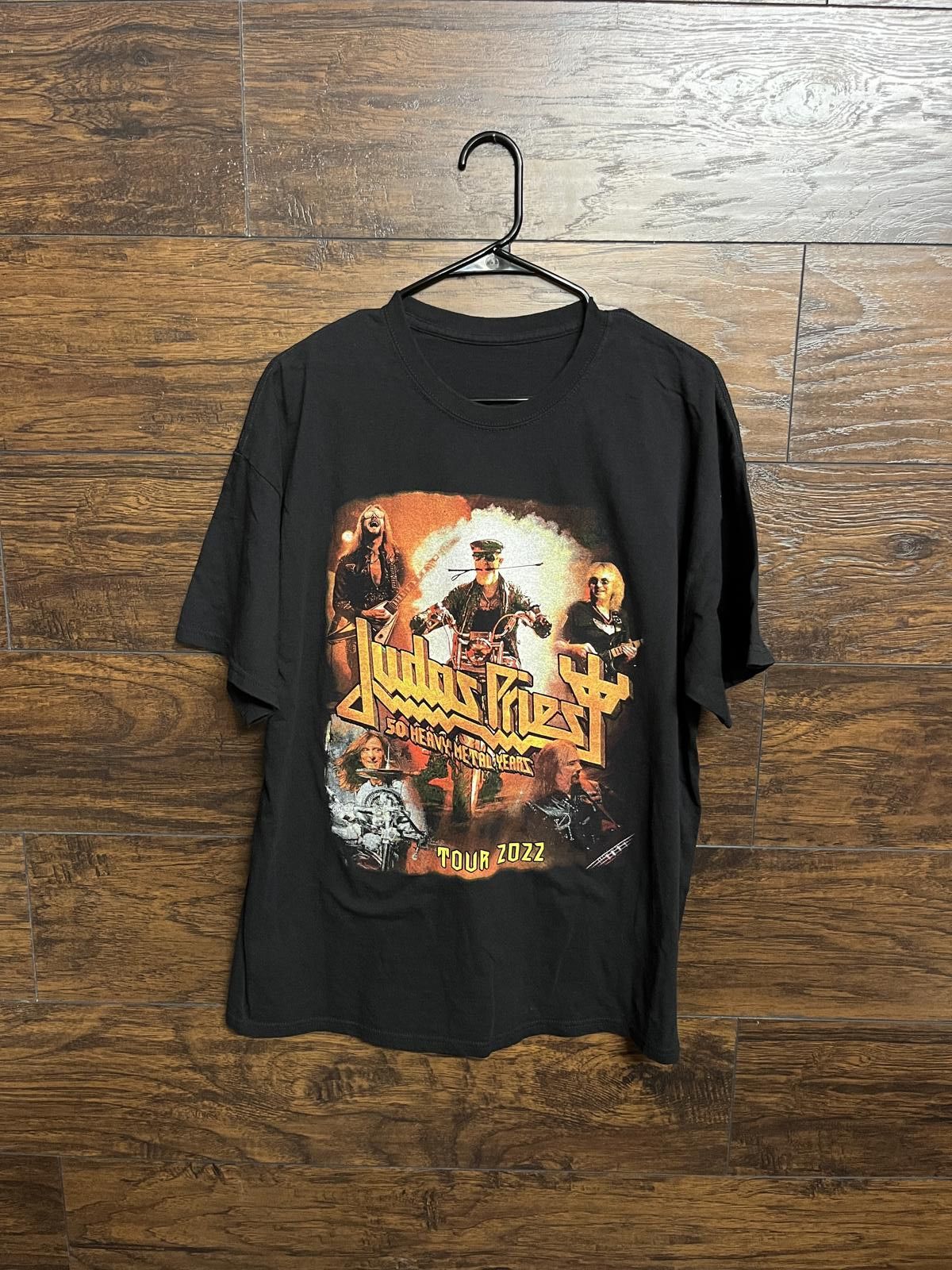 Designer Judas Priest 2022 Tour T-shirt - 50 Heavy Metal Shirt - XL Size US XL / EU 56 / 4 - 1 Thumbnail