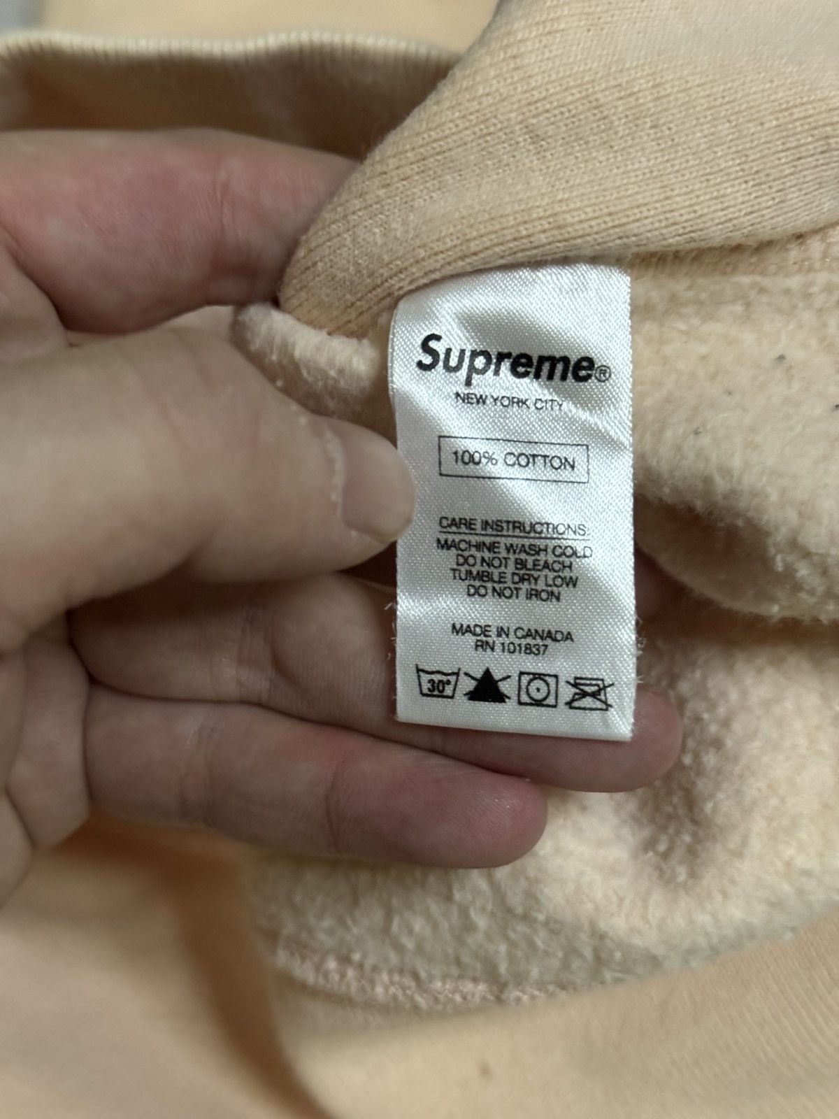 Supreme Supreme fw16 peach box logo hooded sweatshirt hoodie Size US M / EU 48-50 / 2 - 6 Thumbnail