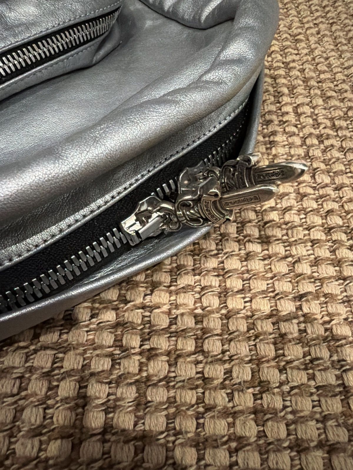 Chrome Hearts Chrome Heart Mini Leather Bag Size 28 - 7 Thumbnail
