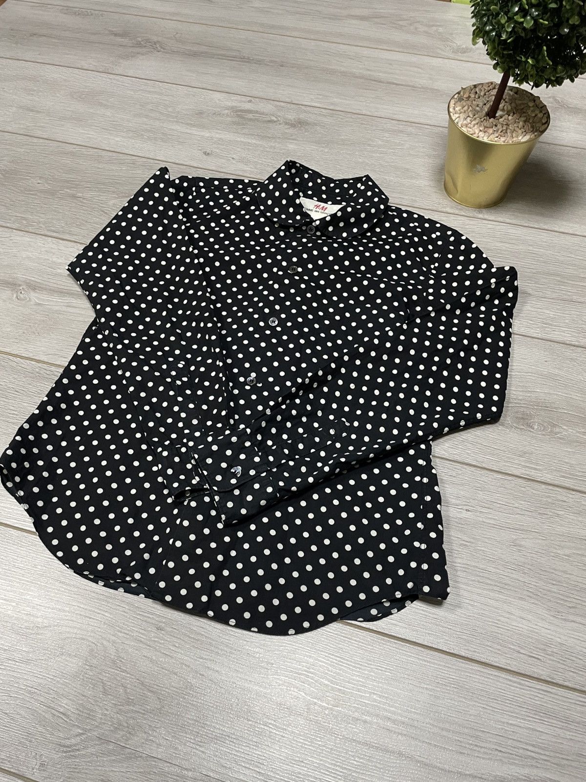 Comme des Garcons Comme Des Garcons HM Polkadot Longsleeve Shirt buttons Size M / US 6-8 / IT 42-44 - 4 Thumbnail