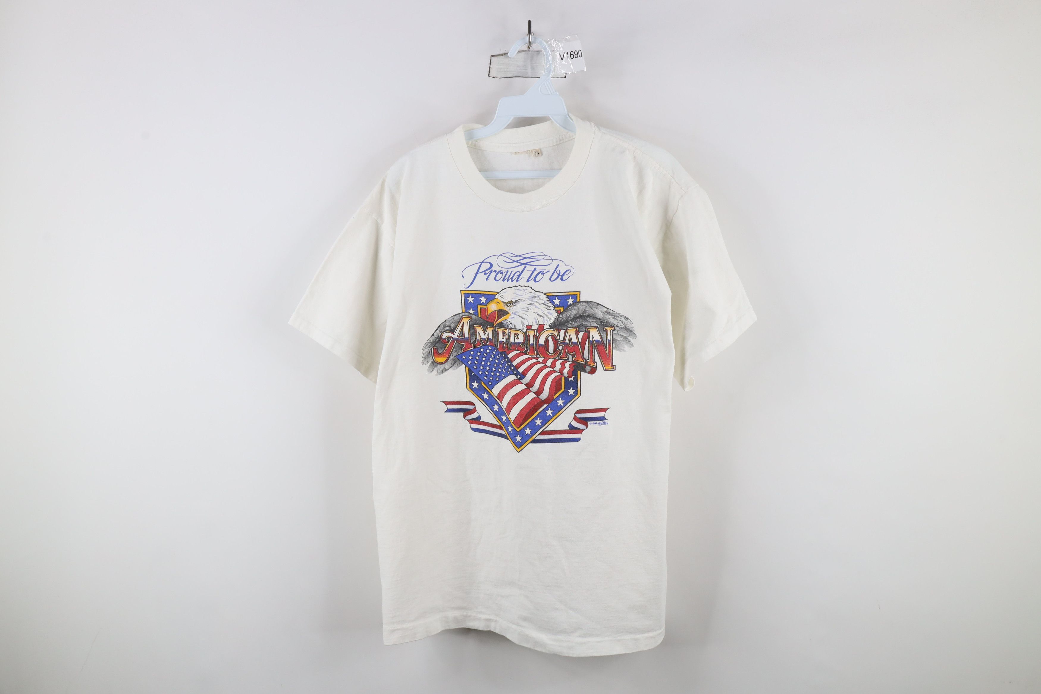 Vintage Vintage 90s Streetwear To Be An American Eagle T-Shirt USA Size US M / EU 48-50 / 2 - 1 Thumbnail