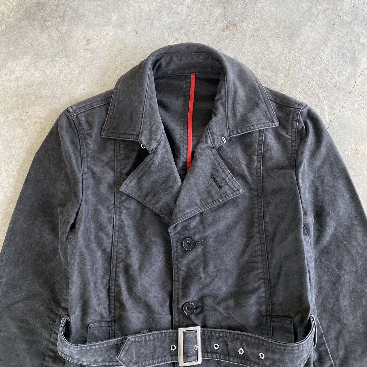 Japanese Brand × semanticdesign SEMANTIC DESIGN Belted Black Coat Size US M / EU 48-50 / 2 - 5 Thumbnail