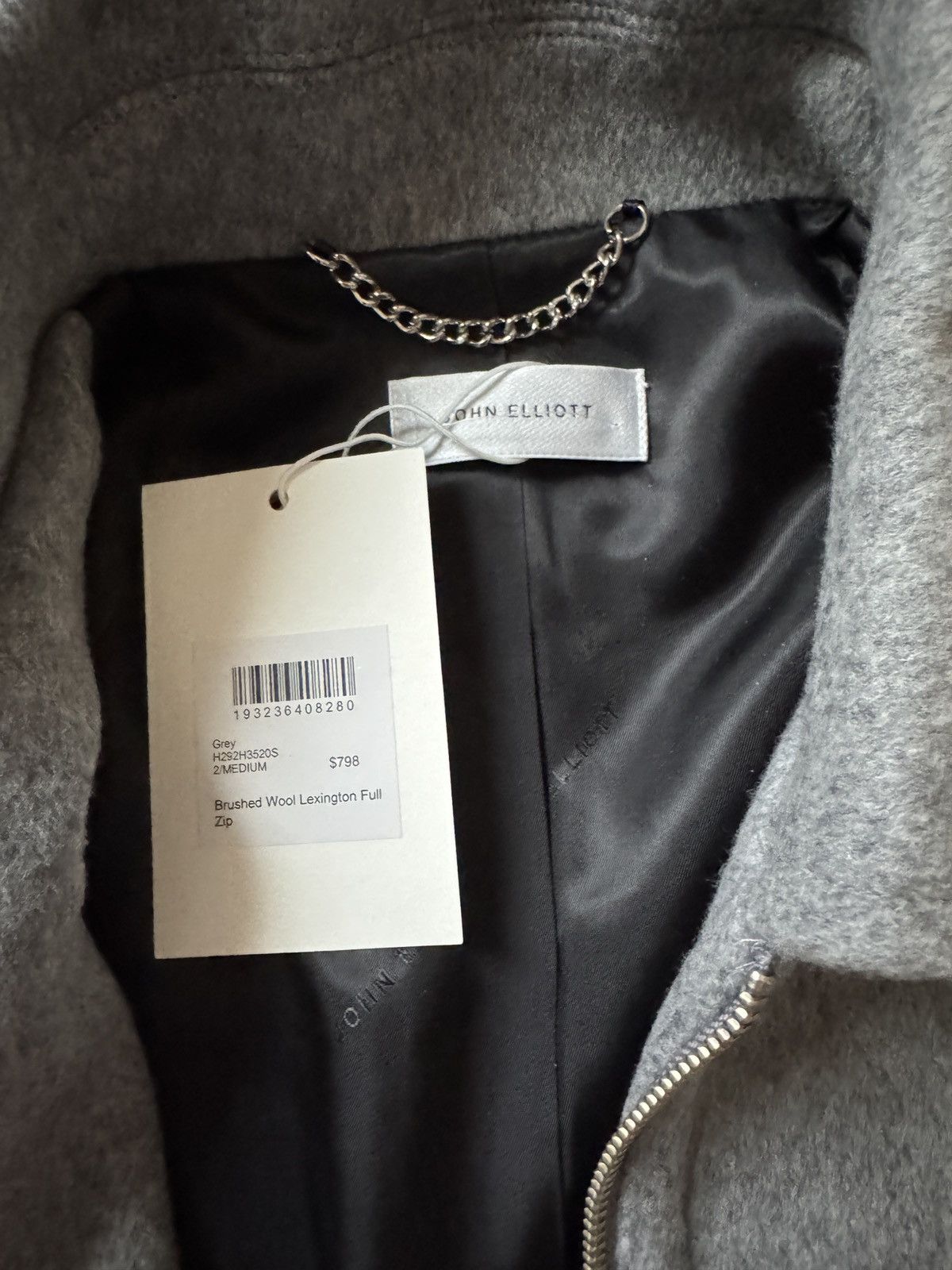 John Elliott Brushed Wool Lexington Full Zip Size US M / EU 48-50 / 2 - 3 Thumbnail