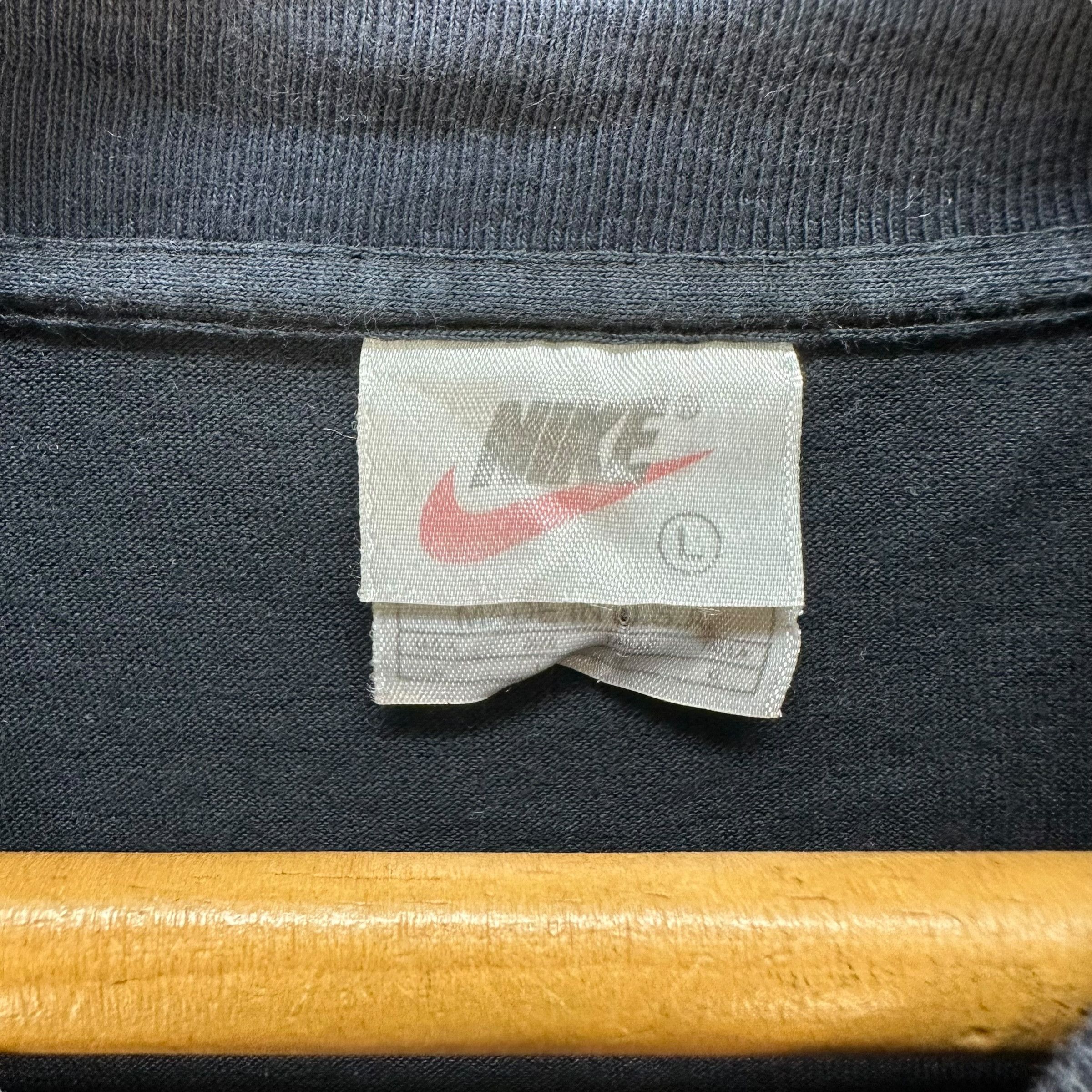 Nike Vintage 90's Nike Made In Usa Big Swoosh Tee #A2-0044 Size US L / EU 52-54 / 3 - 6 Thumbnail