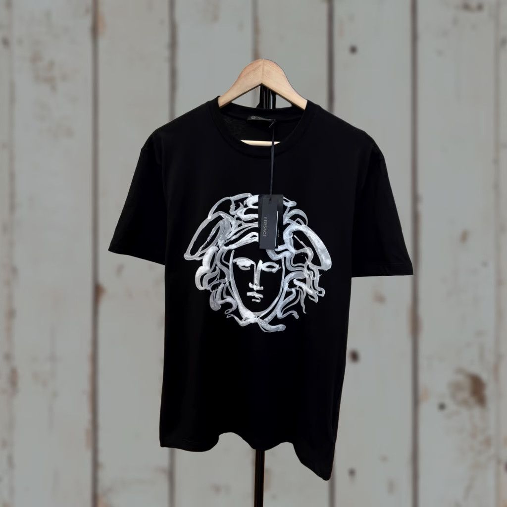 Versace VERSACE T-Shirt Art Medusa Black L Mens Size US L / EU 52-54 / 3 - 1 Thumbnail