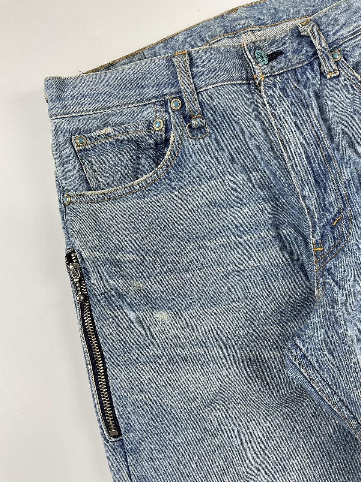 Fragment Design × Levi's Levis Fenom x Fragment F/W'09 Turquoise Package Denim Size US 32 / EU 48 - 5 Thumbnail