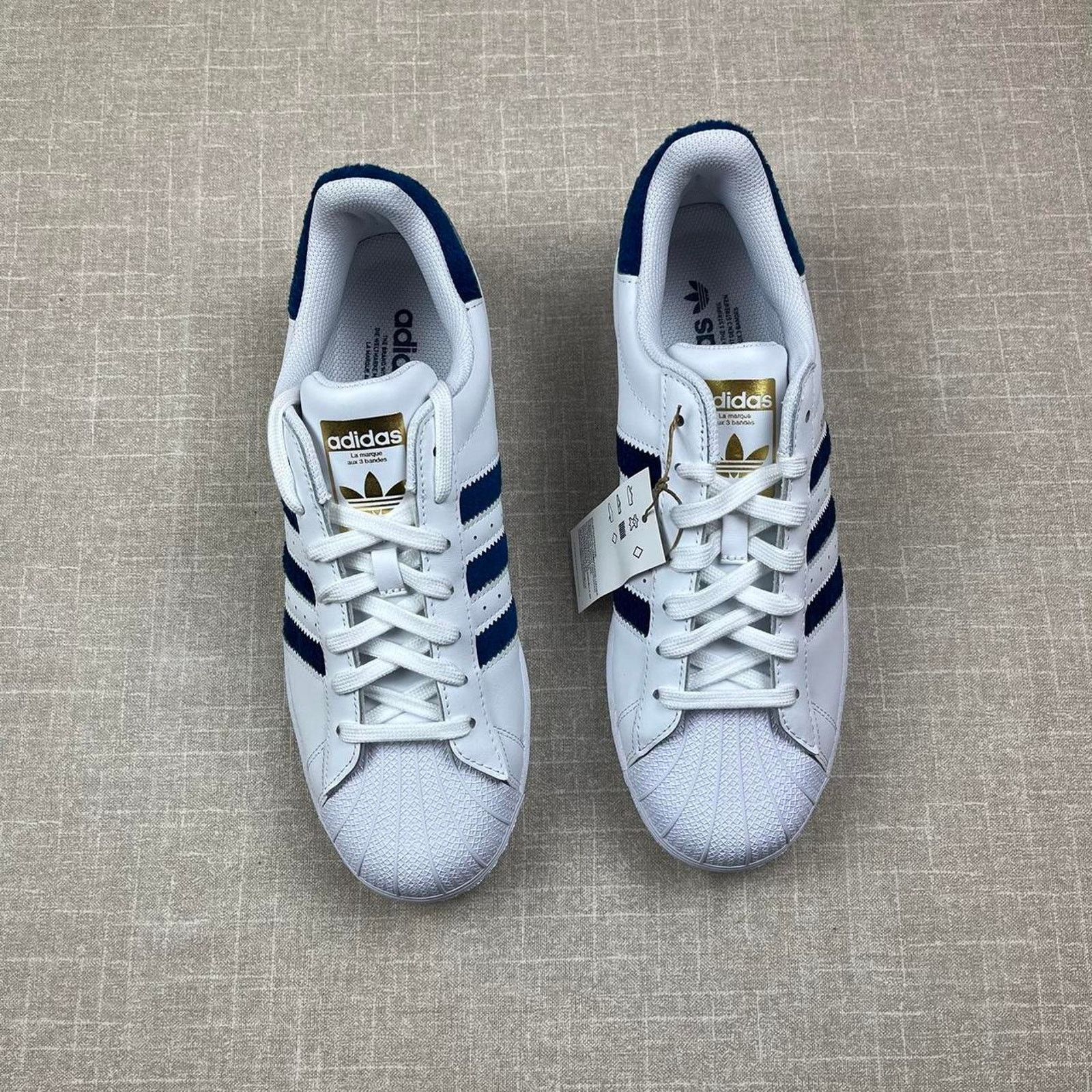 Adidas Adidas Superstar “Blue Fuzzy" Size US 9.5 / EU 42-43 - 4 Thumbnail