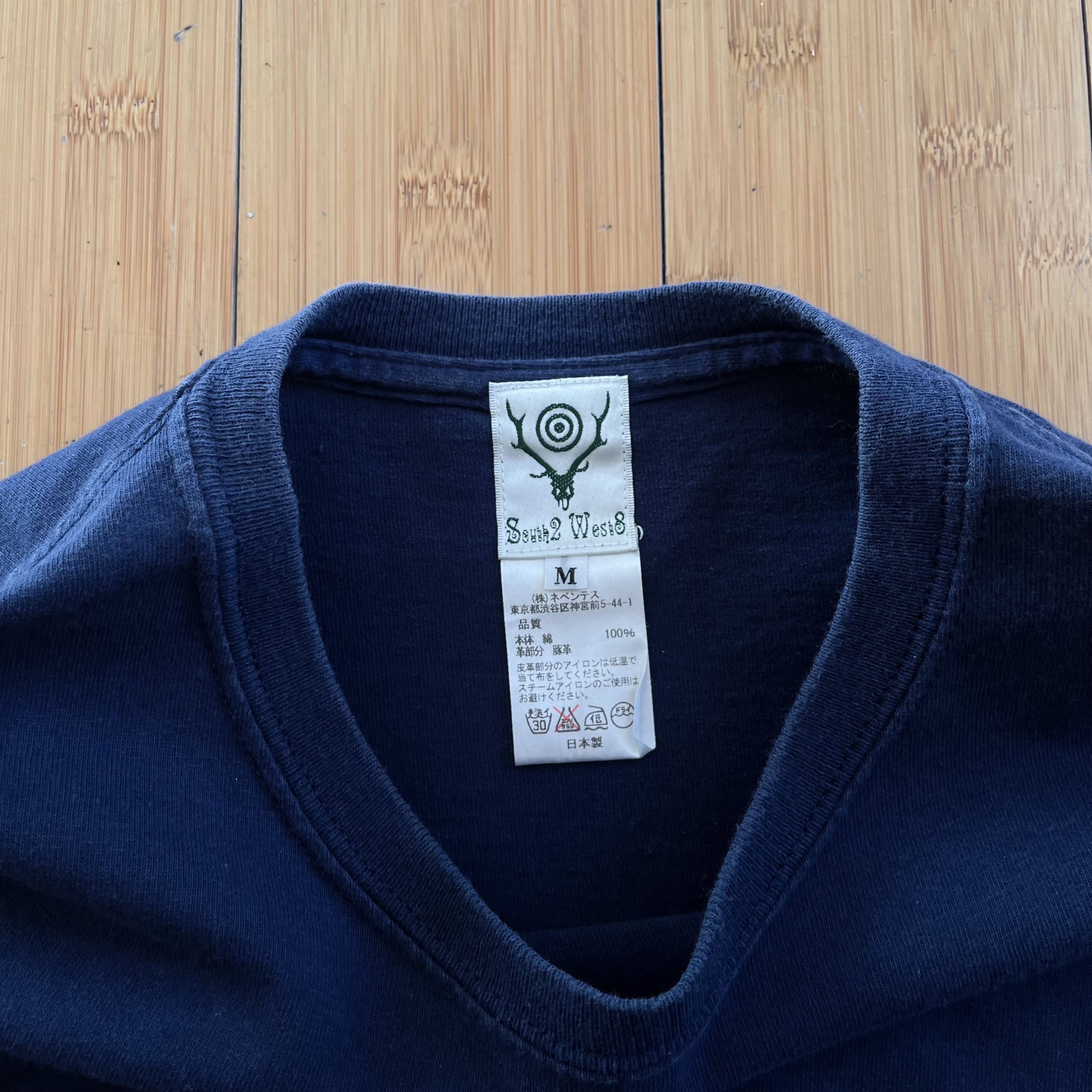 South2 West8 South2 West8 Leather Pocket T-Shirt Size US M / EU 48-50 / 2 - 4 Thumbnail