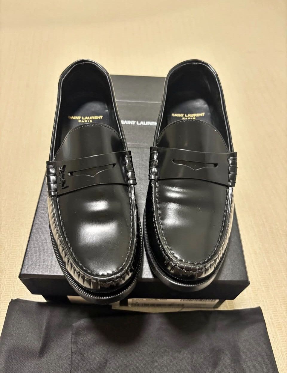 Saint Laurent Paris Saint Laurent Leather Loafers Size US 7 / IT 37 - 4 Thumbnail