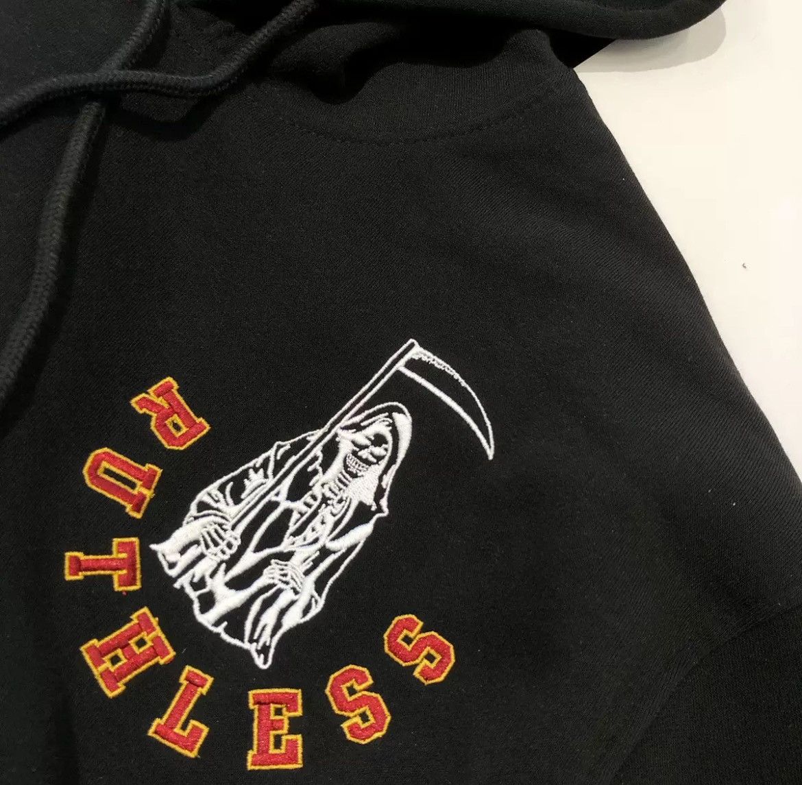 Other Ruthless Black Embroidered 1991 Hoodie Size US L / EU 52-54 / 3 - 4 Thumbnail