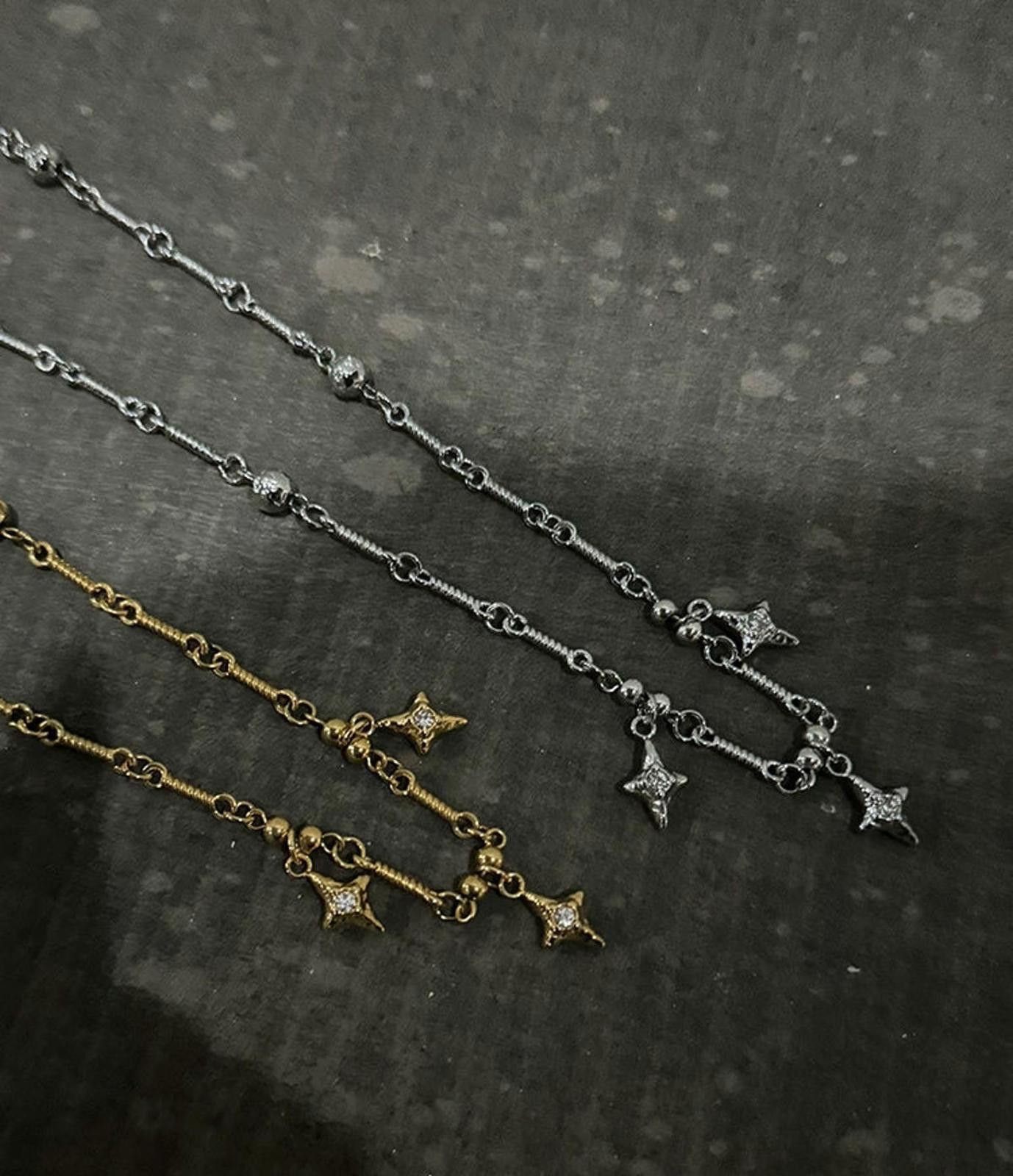 Japanese Brand Layered Star Charm Necklace Set Size ONE SIZE - 6 Thumbnail