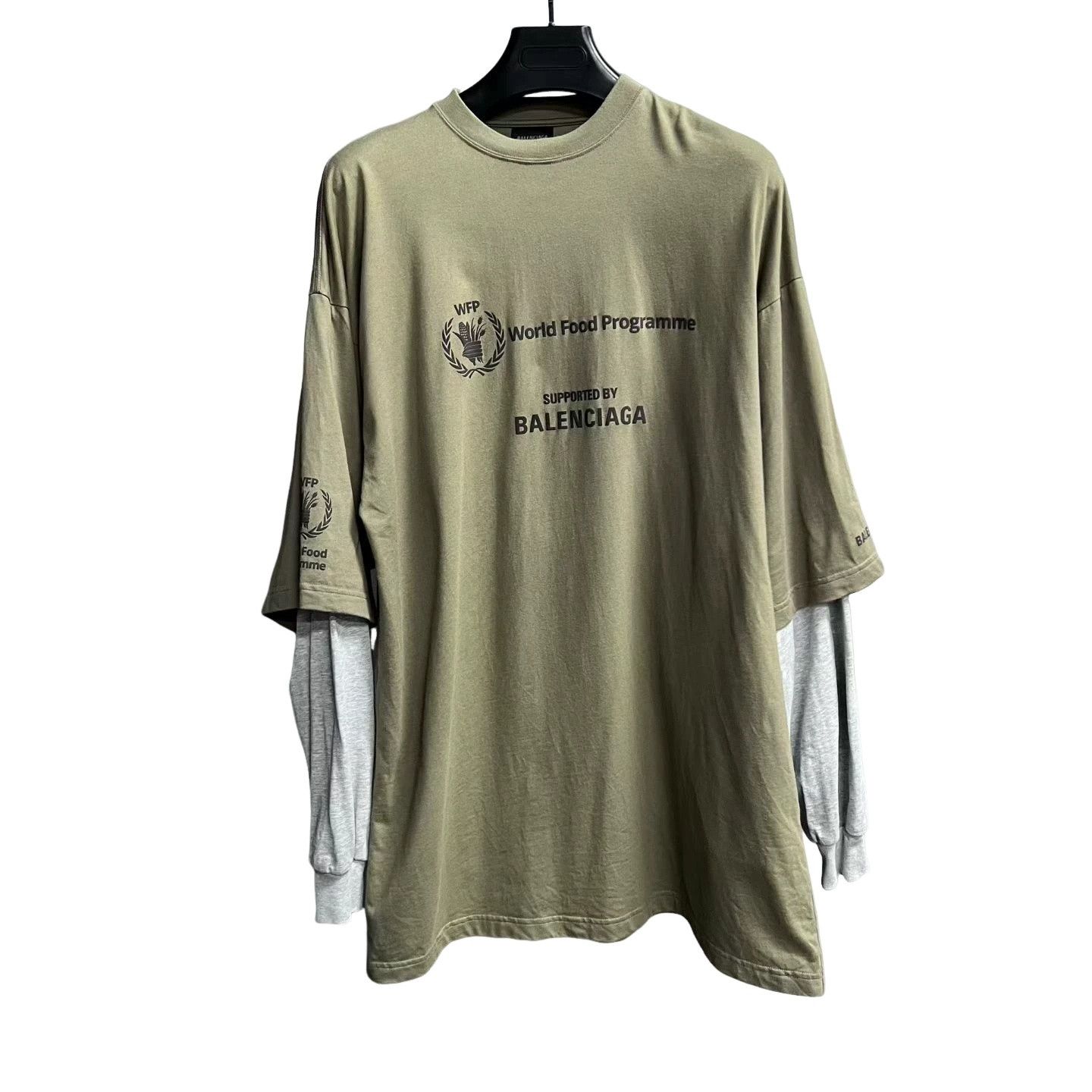 Balenciaga Balenciaga WFP Layered Long Sleeve T-Shirt Size 2 Size US M / EU 48-50 / 2 - 1 Thumbnail