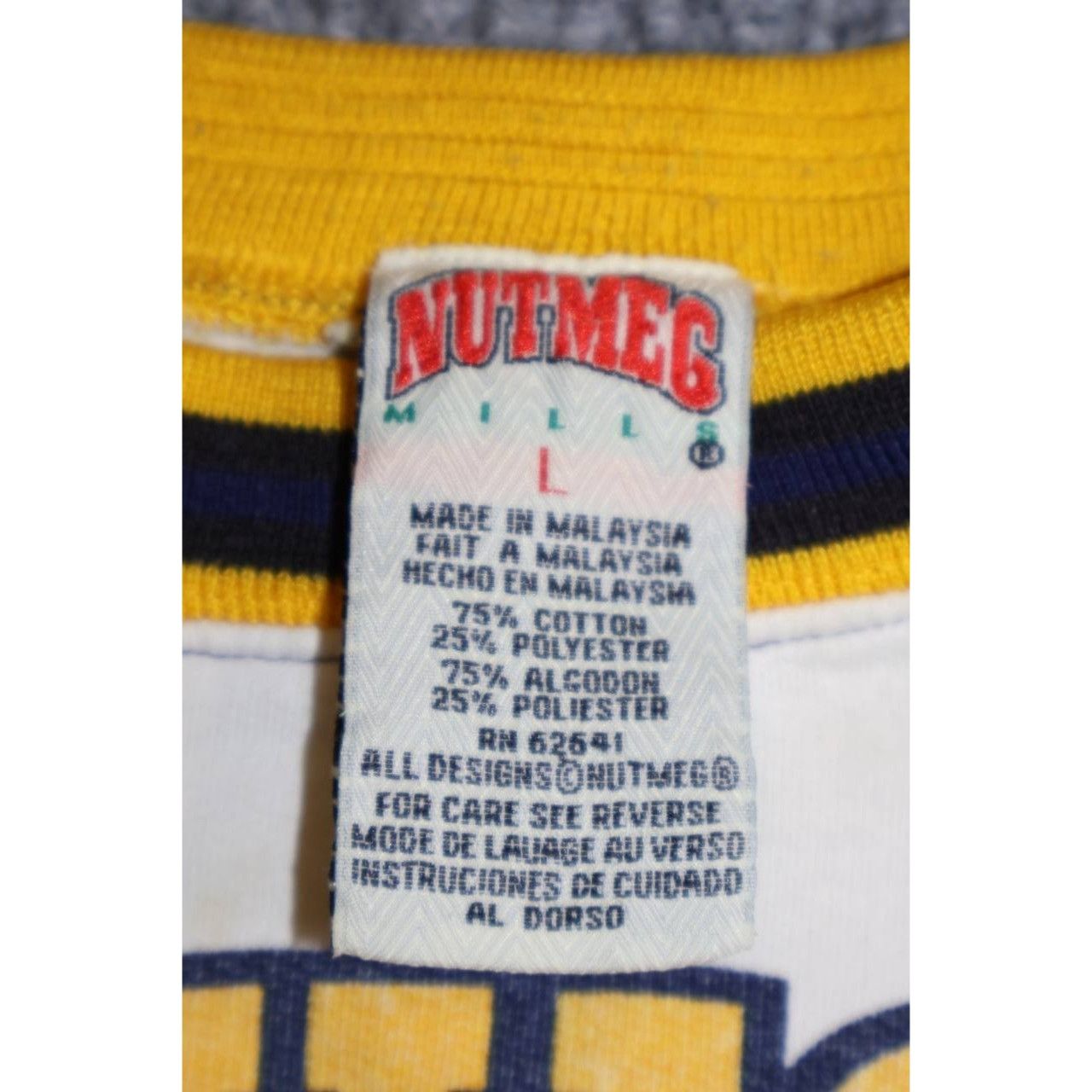 Nutmeg Vtg 90s Nutmeg Mills Michigan Wolverines Sweatshirt L Size US L / EU 52-54 / 3 - 2 Thumbnail