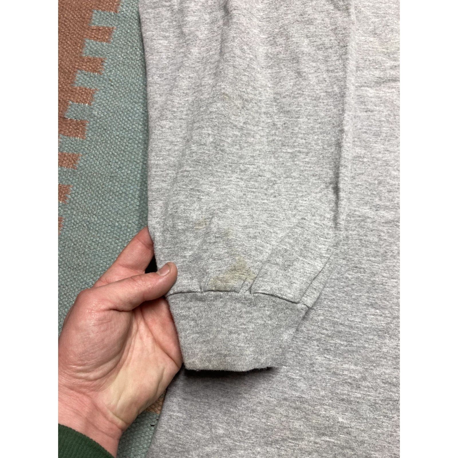 Nike VINTAGE Nike T-Shirt Long Sleeve Athletic Sports Swoosh Logo Men’s XL Gray Sports Logo Mens XL Size US XL / EU 56 / 4 - 3 Thumbnail