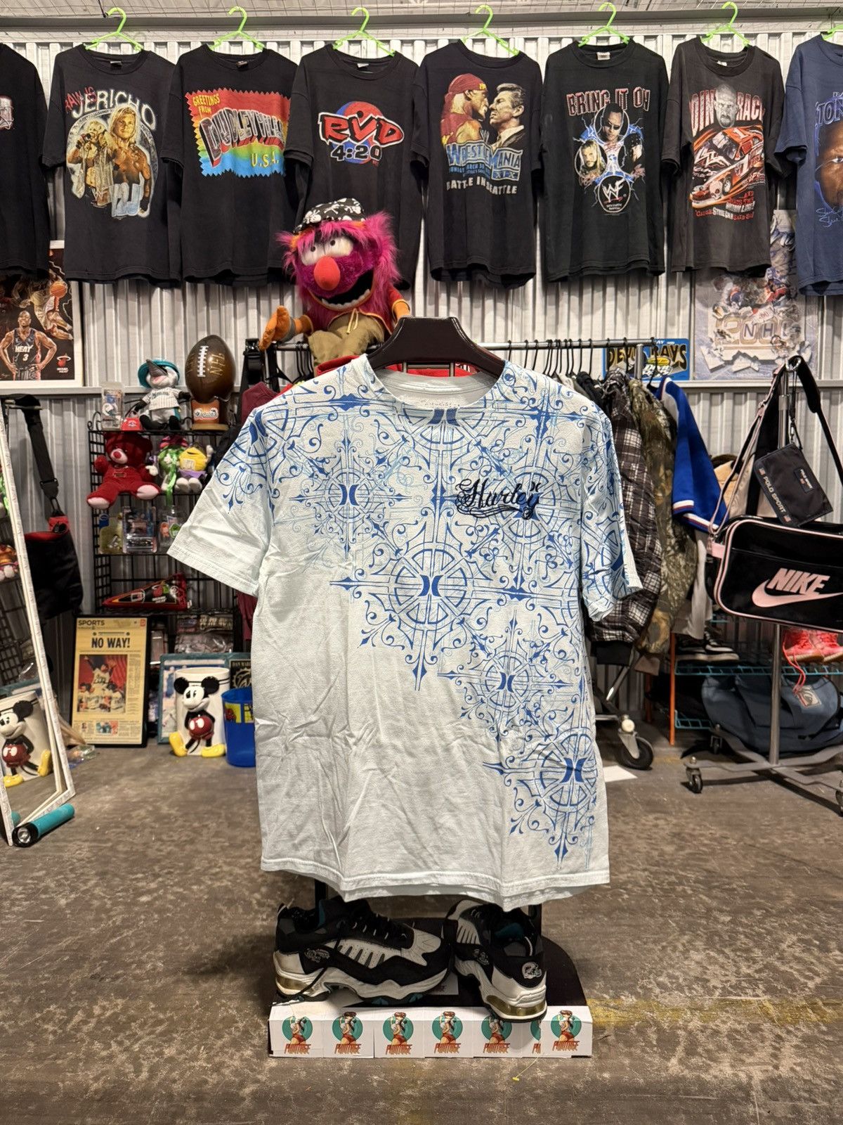 Hurley Y2K Vintage Hurley AOP Large Size US L / EU 52-54 / 3 - 1 Thumbnail