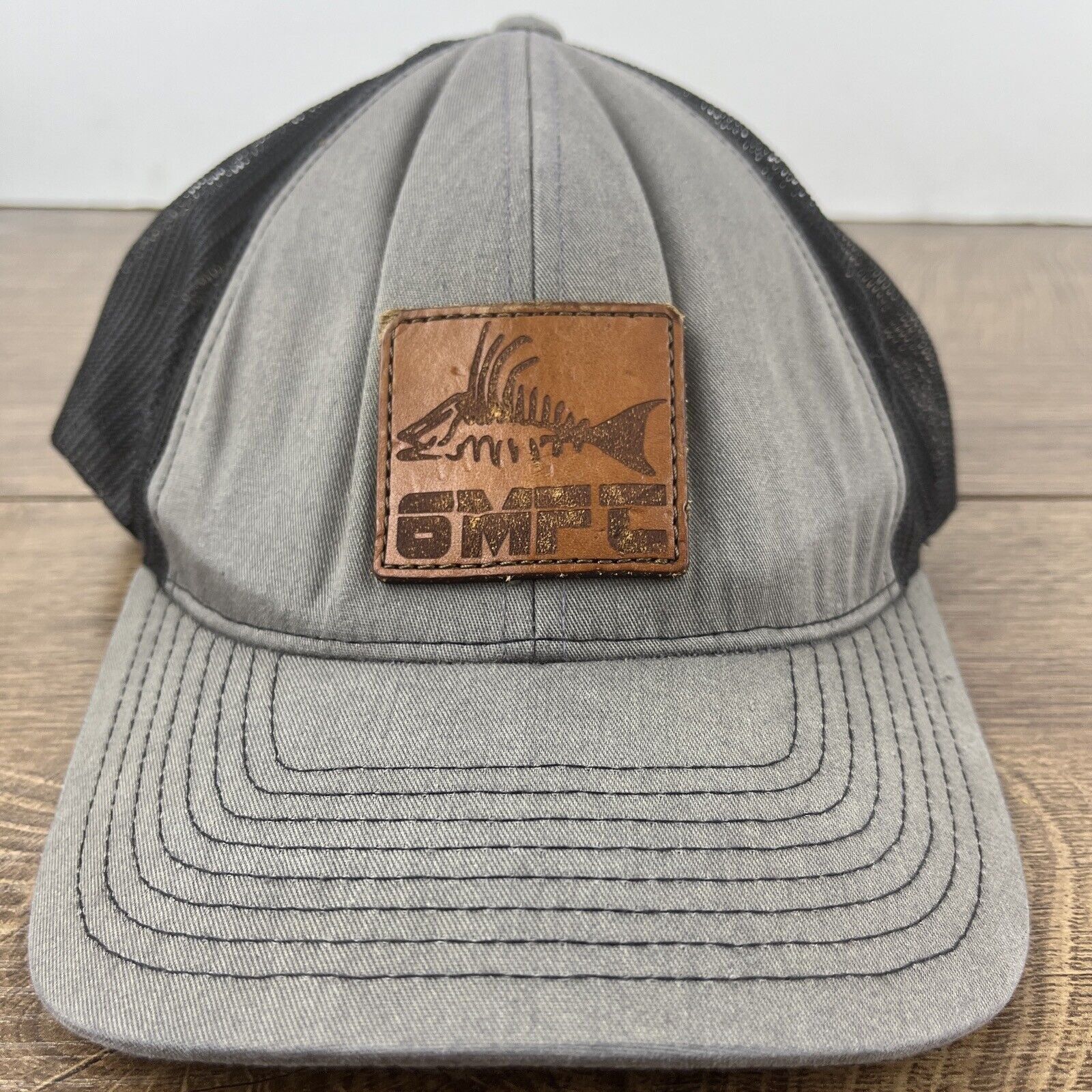 Other GMFC Hat Fishing Gray Hat Adjustable Adult Size Hat Cap Size ONE SIZE - 3 Thumbnail