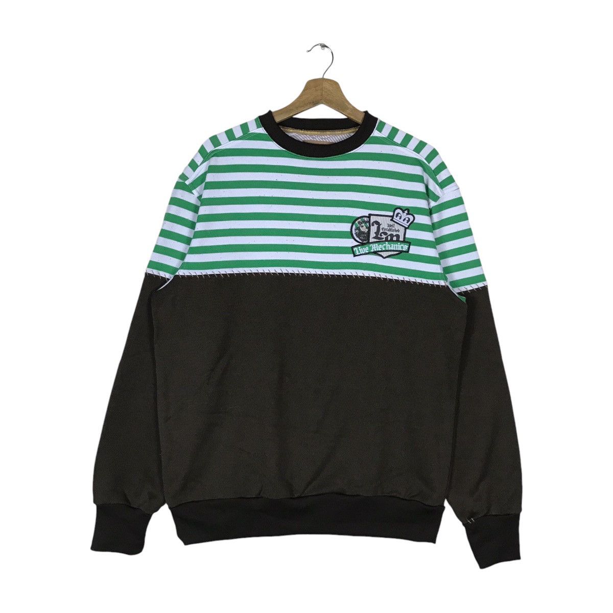 Live Mechanics Vintage Live Mechanics Pullover Jumper Sweatshirt Size US L / EU 52-54 / 3 - 1 Thumbnail