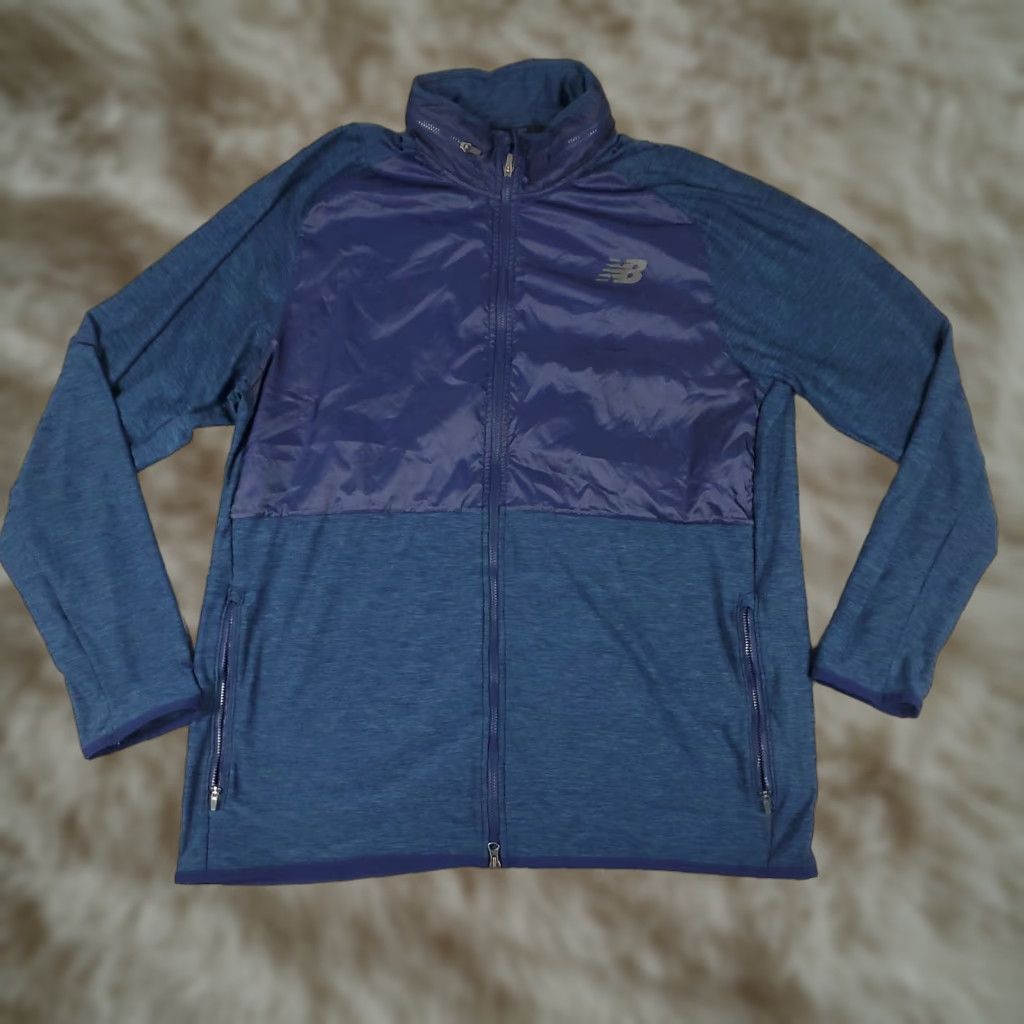 New Balance New Balance Jacket Mens Size Medium Blue Windbreaker Full Zip Up Pocket Logo 90s Modern Outdoor Classic Mens Size US M / EU 48-50 / 2 - 1 Thumbnail