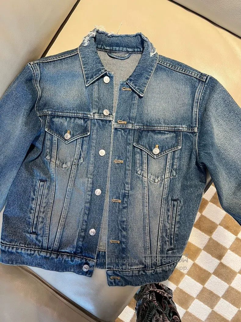 Balenciaga Balenciaga Coke denim jacket Size US M / EU 48-50 / 2 - 2 Thumbnail
