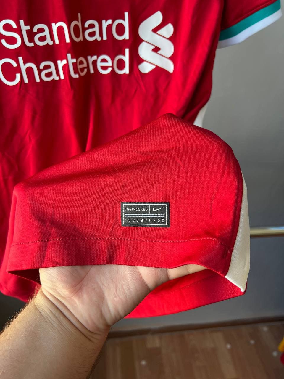 Nike 2020/21 FC LIVERPOOL HOME SOCCER JERSEY FOOTBALL SHIRT NIKE Size US M / EU 48-50 / 2 - 9 Thumbnail