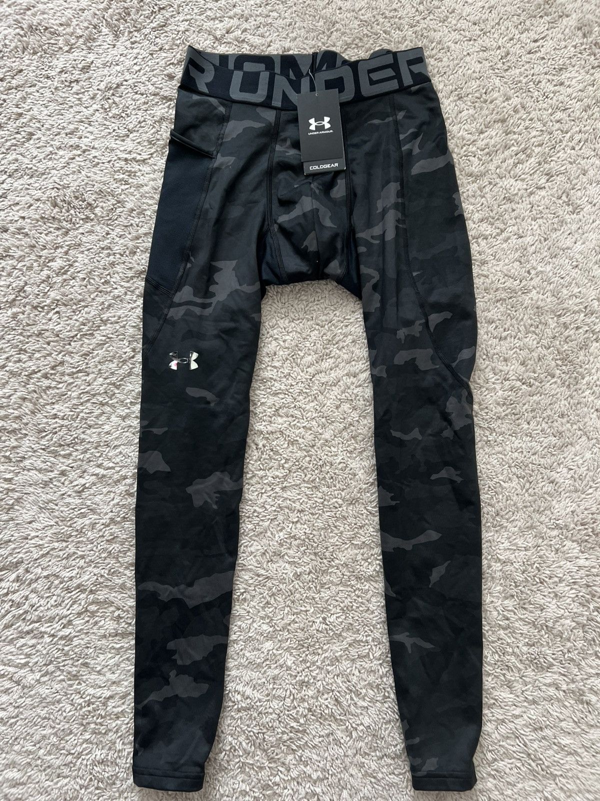 Under Armour Under Armour Leggings ColdGear Infrared Printed Size US 30 / EU 46 - 6 Thumbnail