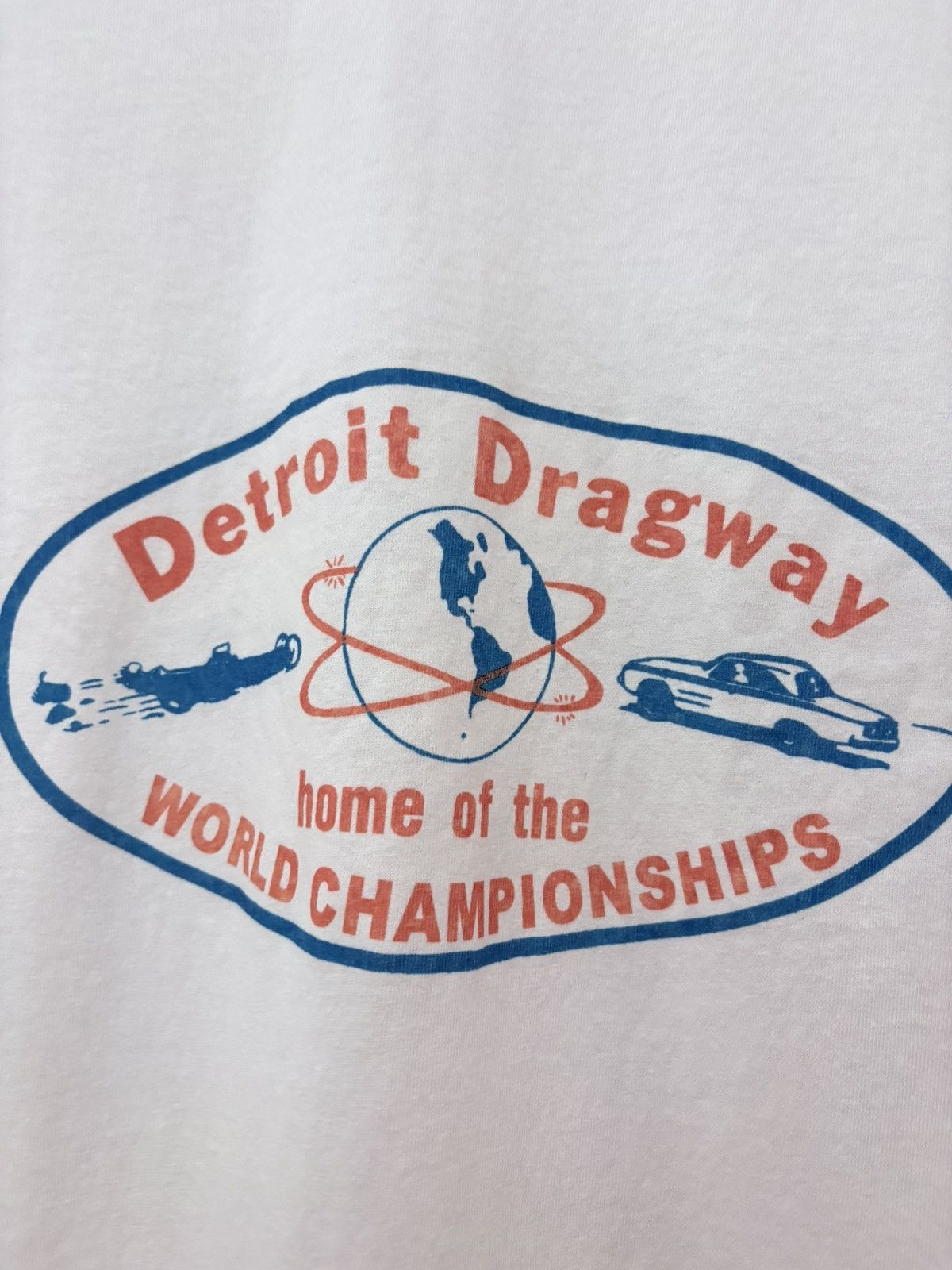 Vintage 00’s Detroit Dragway Vintage Tee Shirt Size US XL / EU 56 / 4 - 4 Thumbnail