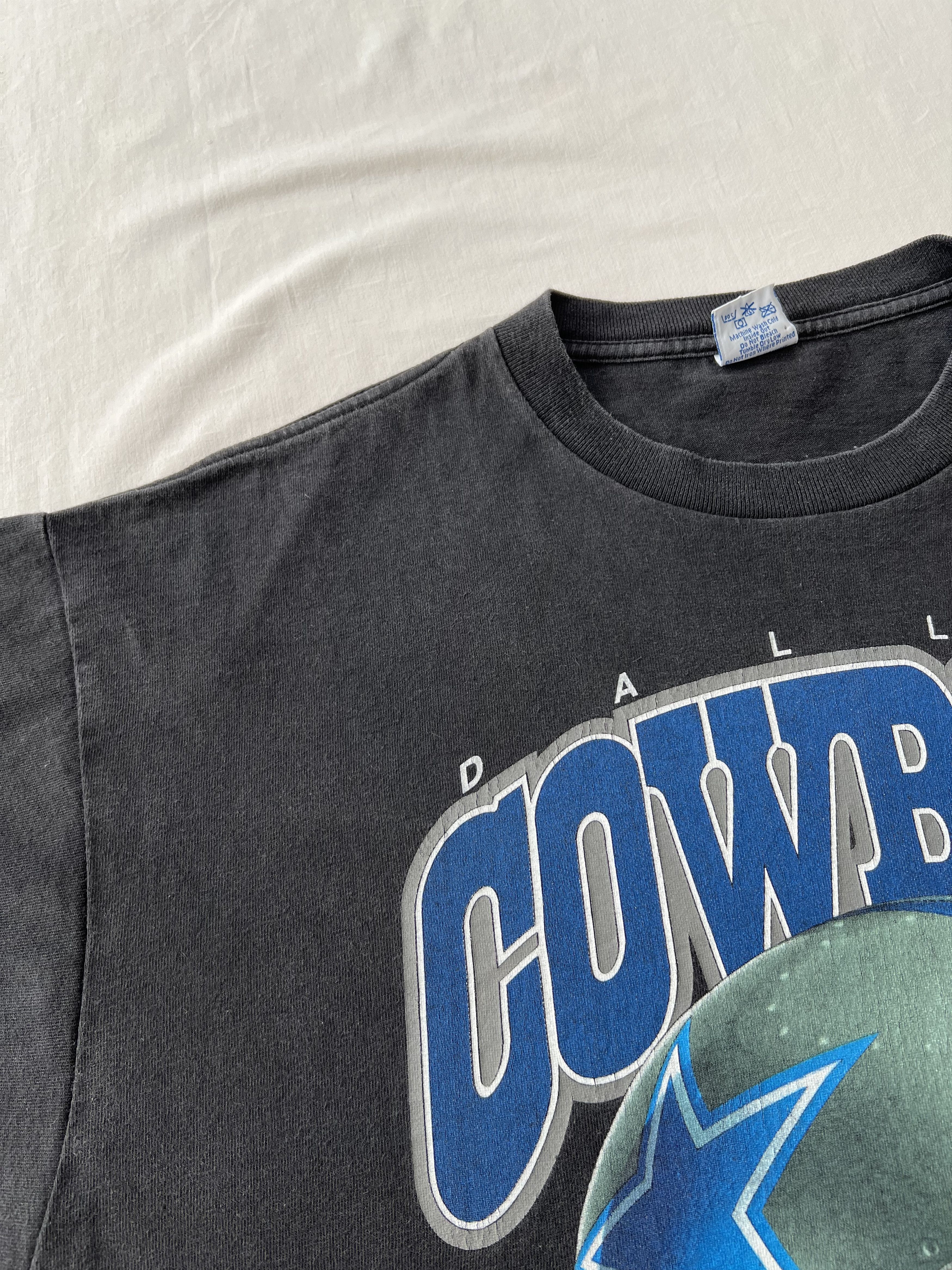 NFL Vintage 1992 Dallas Cowboys NFL Salem Black T-shirt Size US XL / EU 56 / 4 - 11 Thumbnail