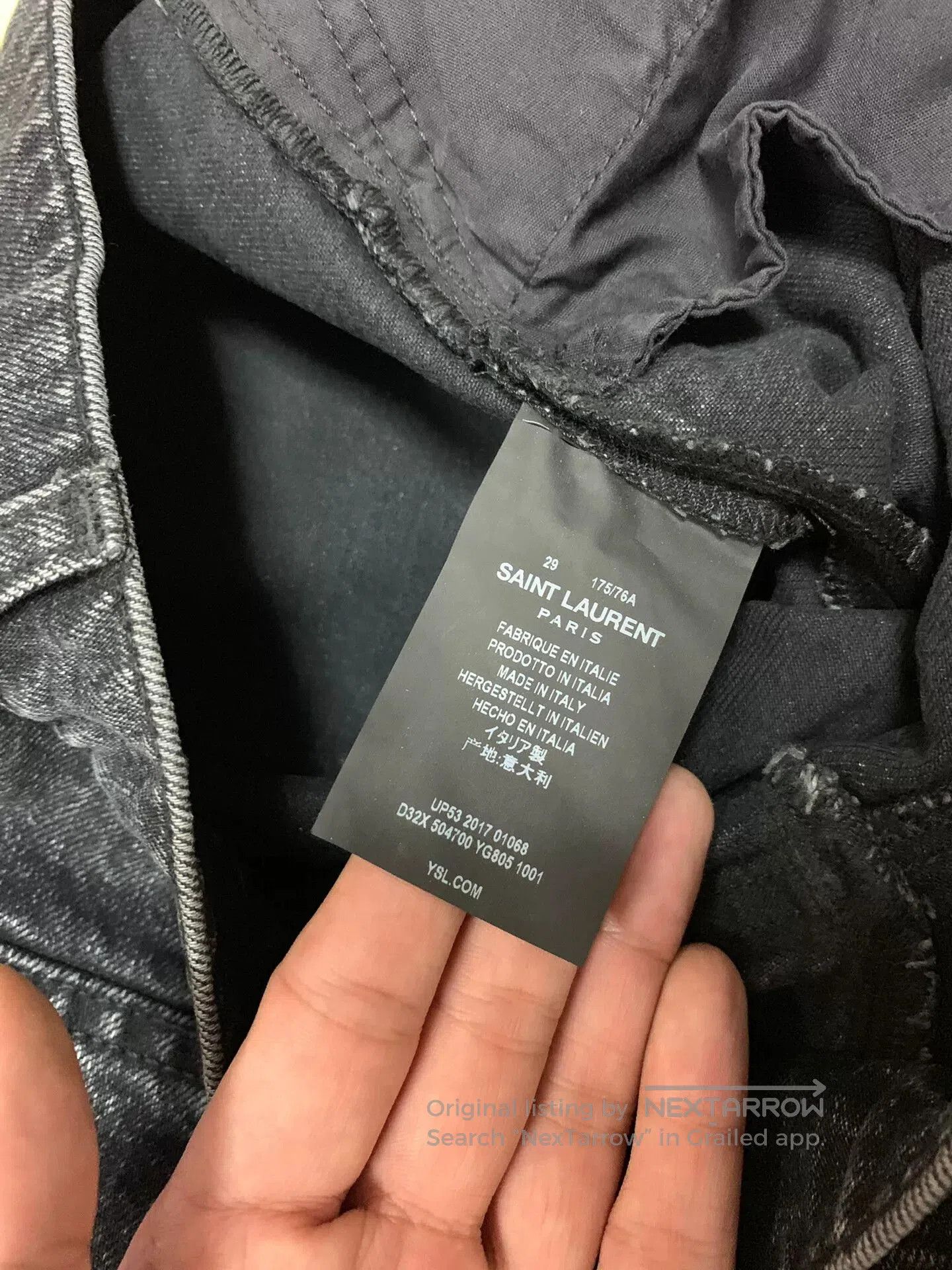 Saint Laurent Paris Saint Laurent D02 One-Cut Jeans Size 29. Size US 29 - 7 Thumbnail