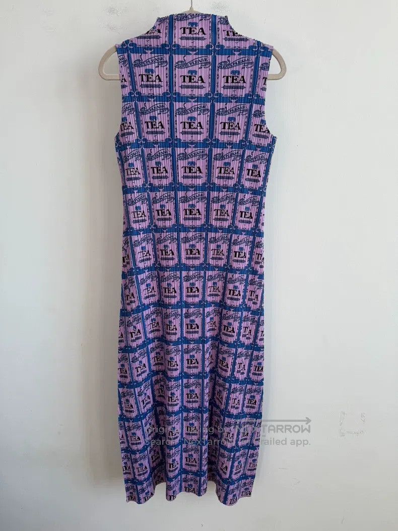 Issey Miyake Issey Miyake Purple Dress Size L / US 10 / IT 46 - 3 Thumbnail
