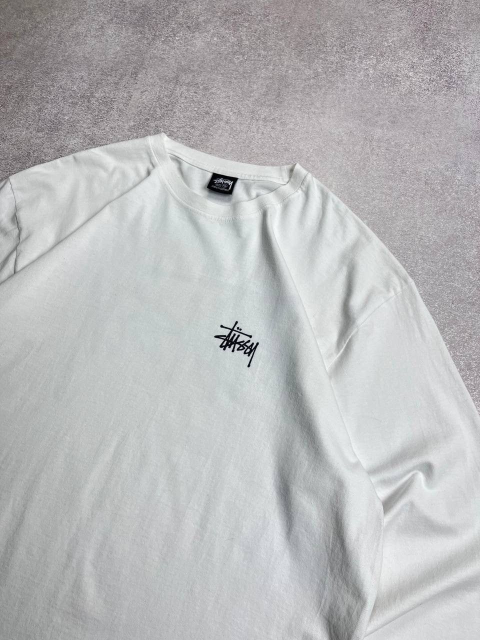 Stussy Vintage Stussy Big Logo Boxy Longsleeve Shirt XL Size US XL / EU 56 / 4 - 4 Thumbnail