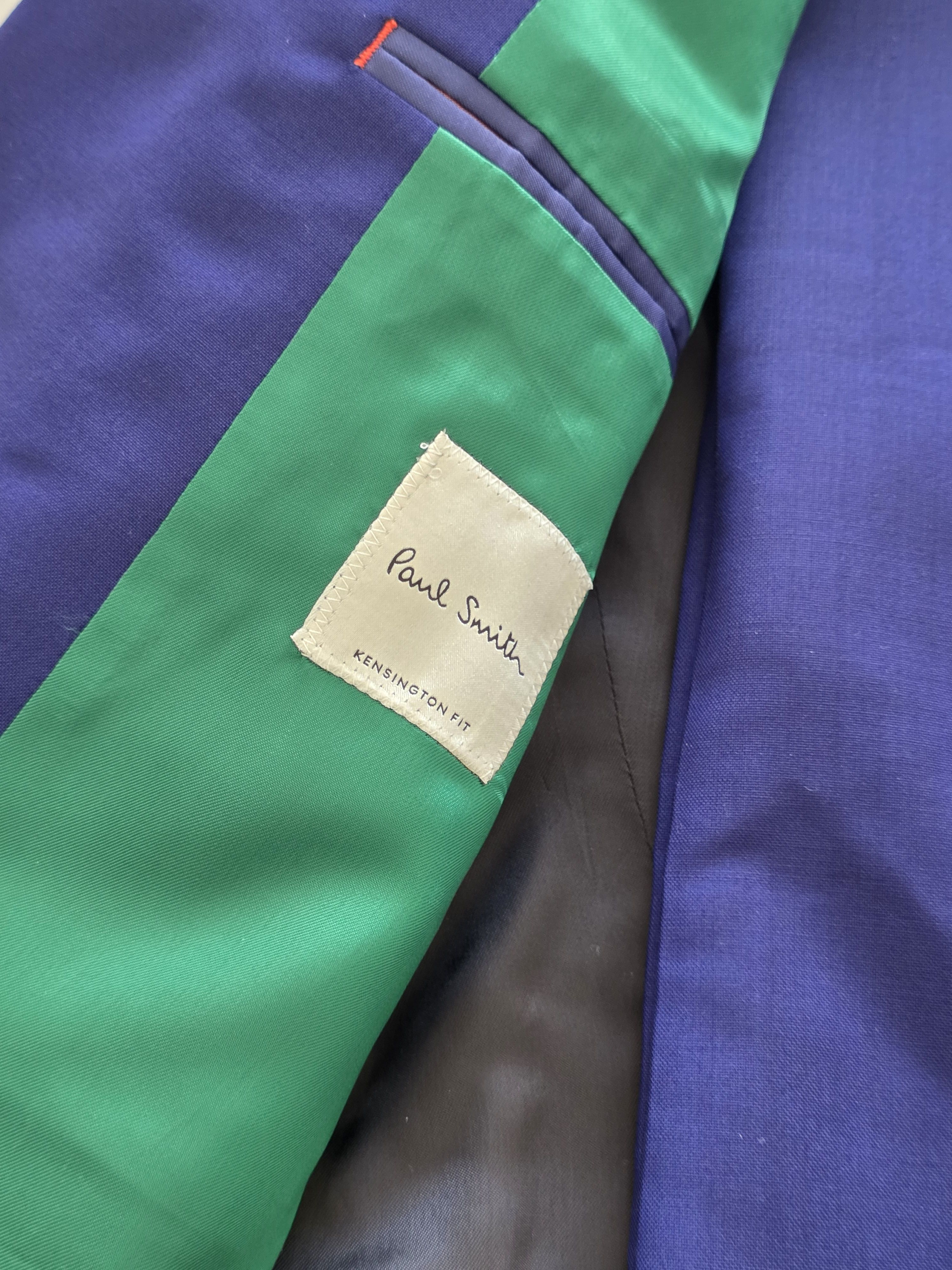 Paul Smith Paul Smith electric blue men's suit size 40R Size 40R - 4 Thumbnail