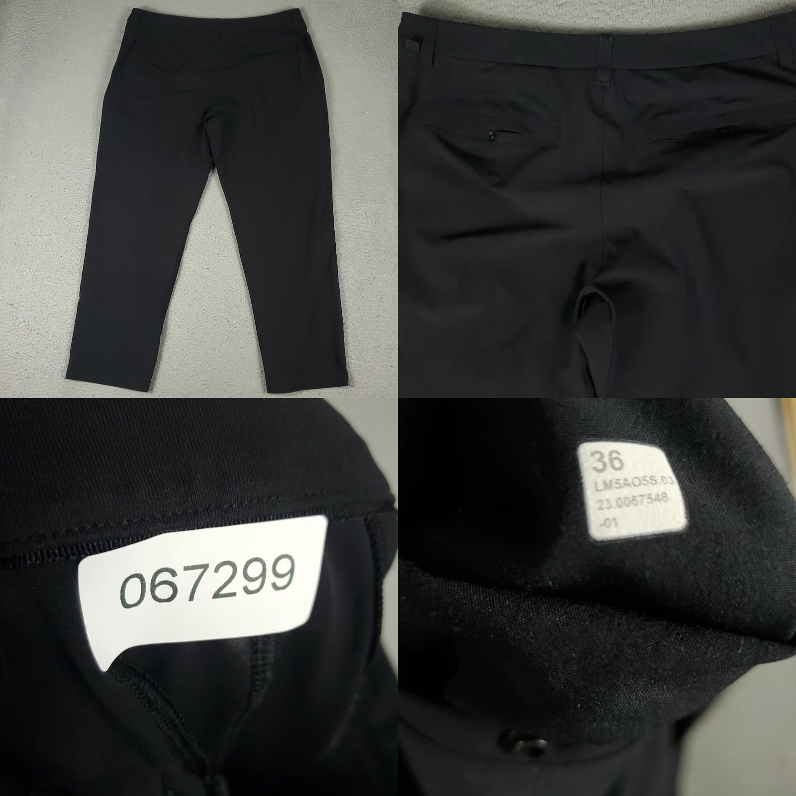 Lululemon Lululemon Pants Mens 36x28 Black Chino Flat Front Regular Straight Pockets Wool? Polyester? No — Polyester. Size US 36 / EU 52 - 8 Thumbnail