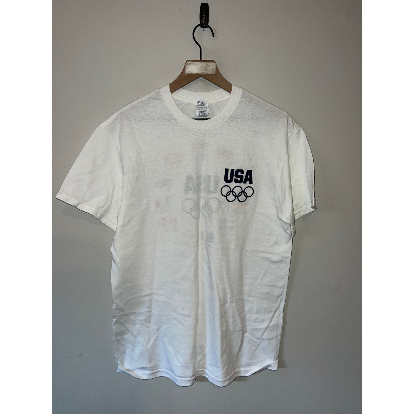 Delta America Olympics Shirt Olympic USA Flag Graphic Tee Medium Size US M / EU 48-50 / 2 - 2 Thumbnail