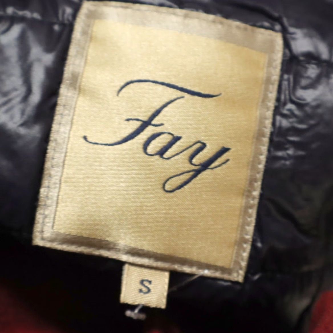 Fay Fay Baseball Wool Leather Varsity Colorblock Long Sleeve Jacket Red Women's S Shirt Size S / US 4 / IT 40 - 5 Thumbnail