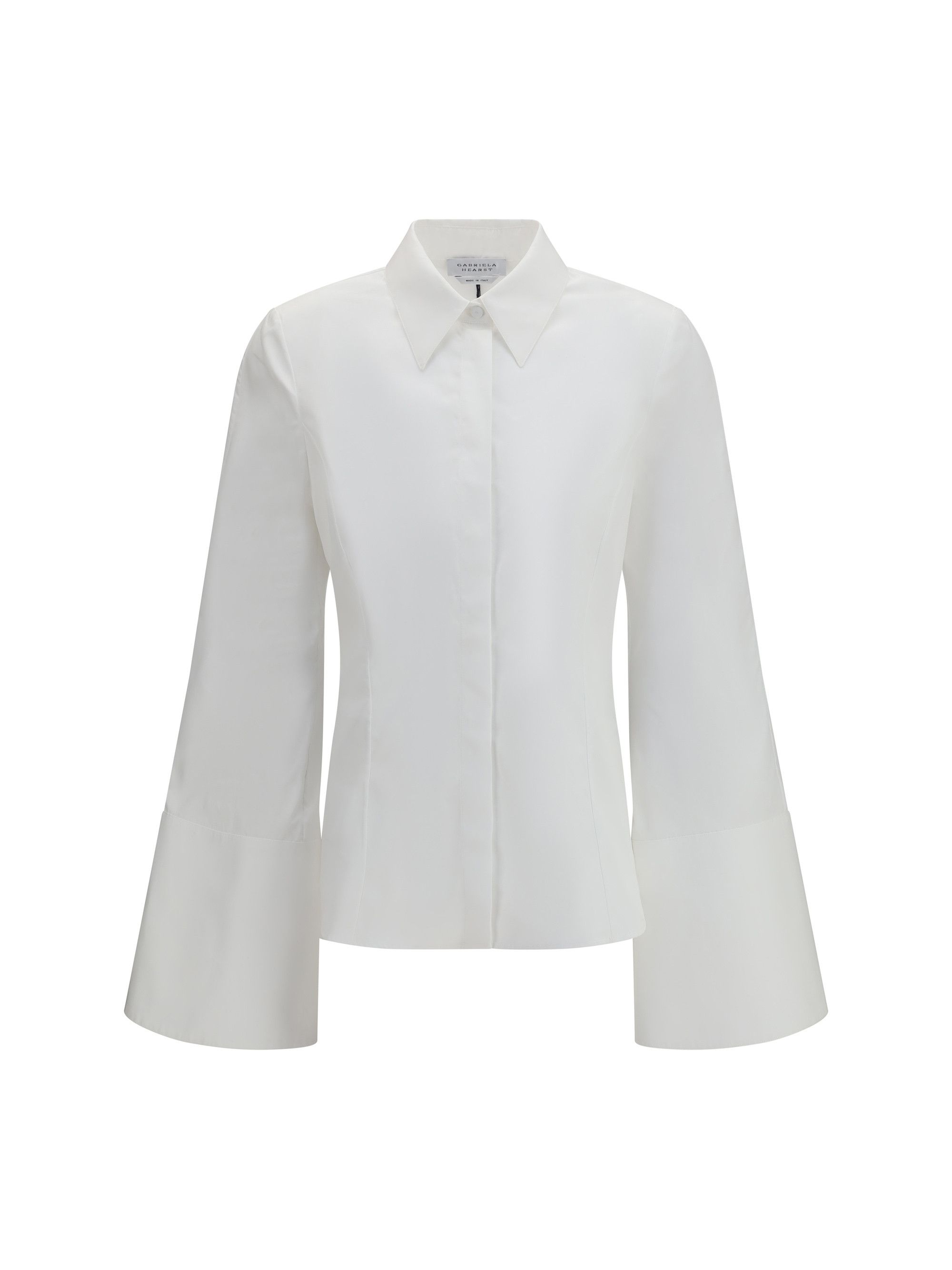 Gabriela Hearst Jataya Fitted Cotton Shirt Size M / US 6-8 / IT 42-44 - 1 Thumbnail