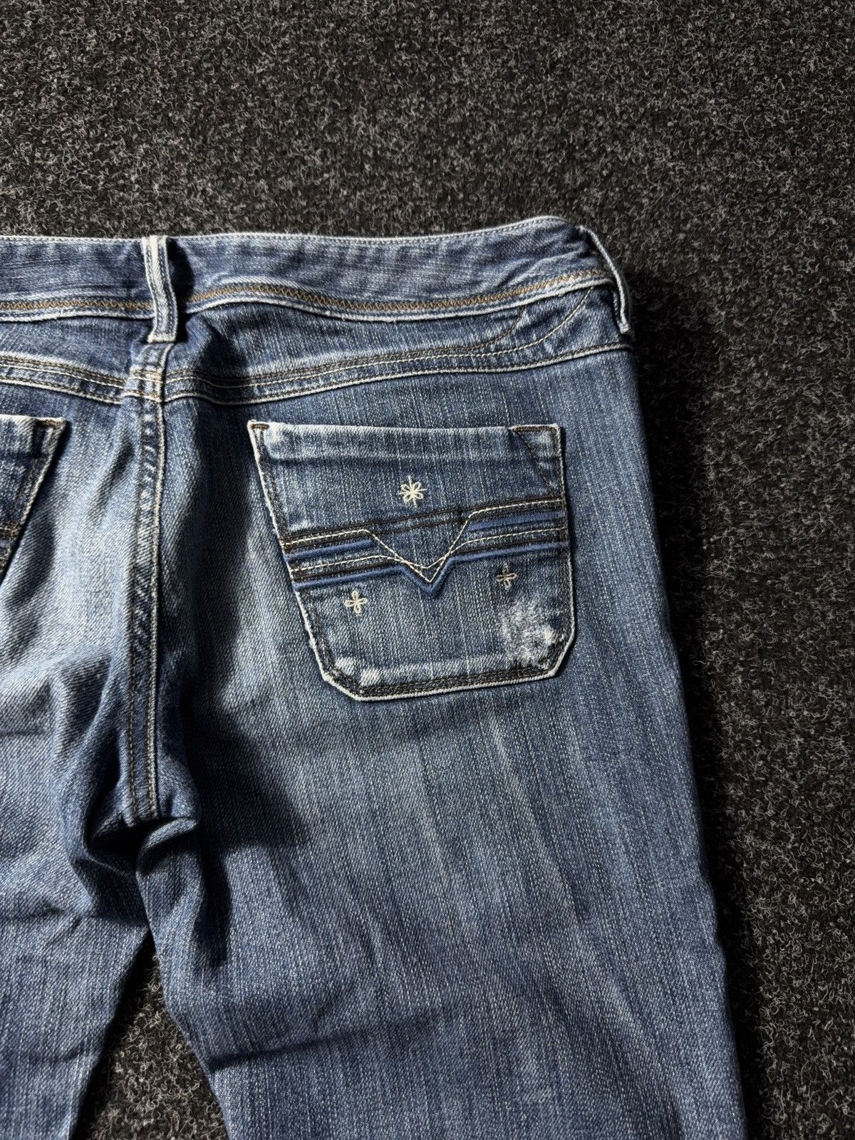 Diesel × If Six Was Nine × Vintage Vintage 90s Y2K Diesel Industry Wash Faded Italy Jeans pants Size US 31 - 14 Thumbnail