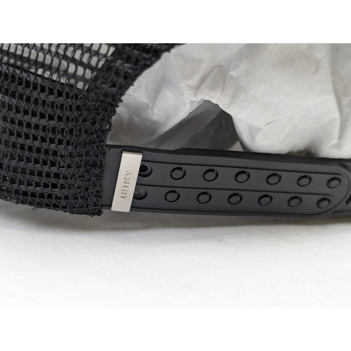 Amiri o1rshd1 Q:5 / Size: OS / Zig Zag Trucker Hat / Cap in Black Size ONE SIZE - 12 Thumbnail